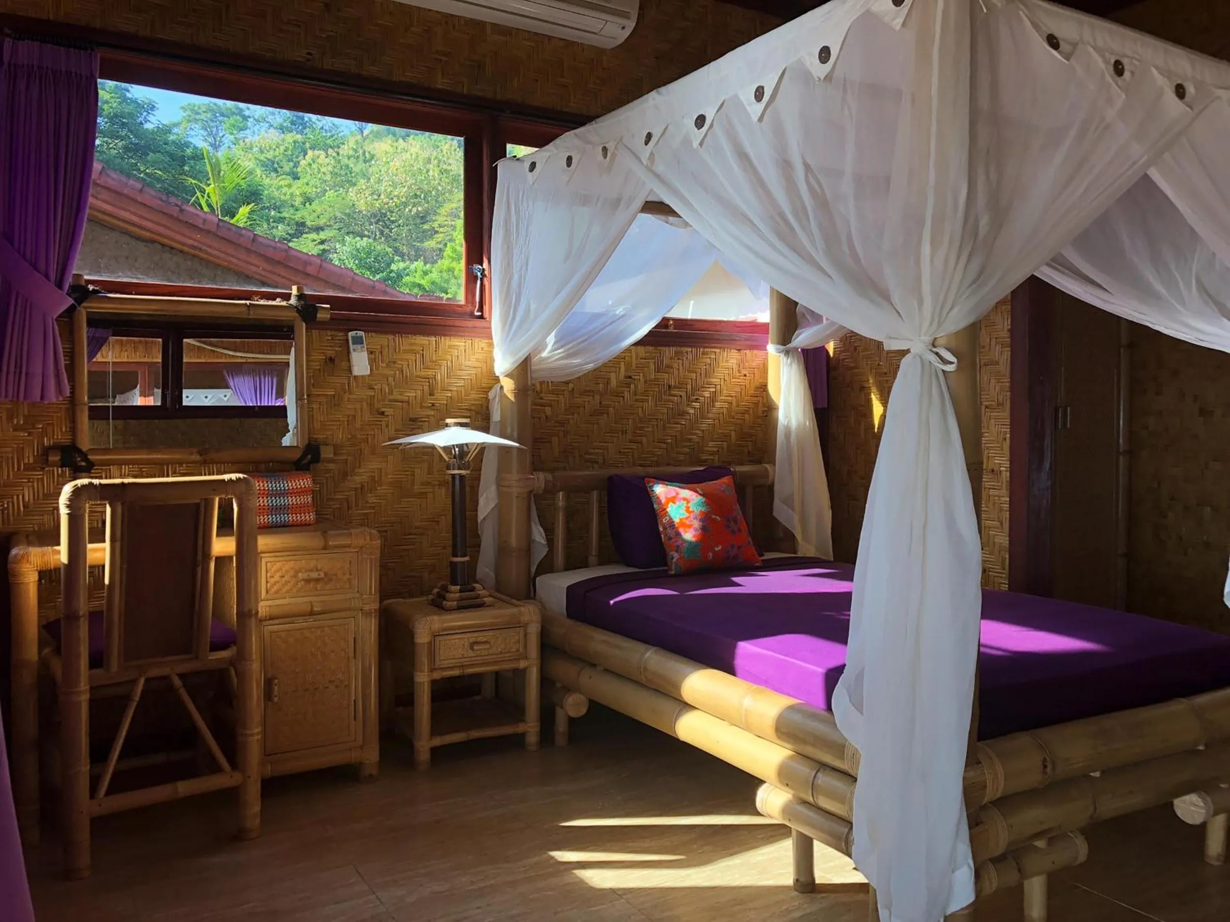 Bed in Good Karma Bungalows