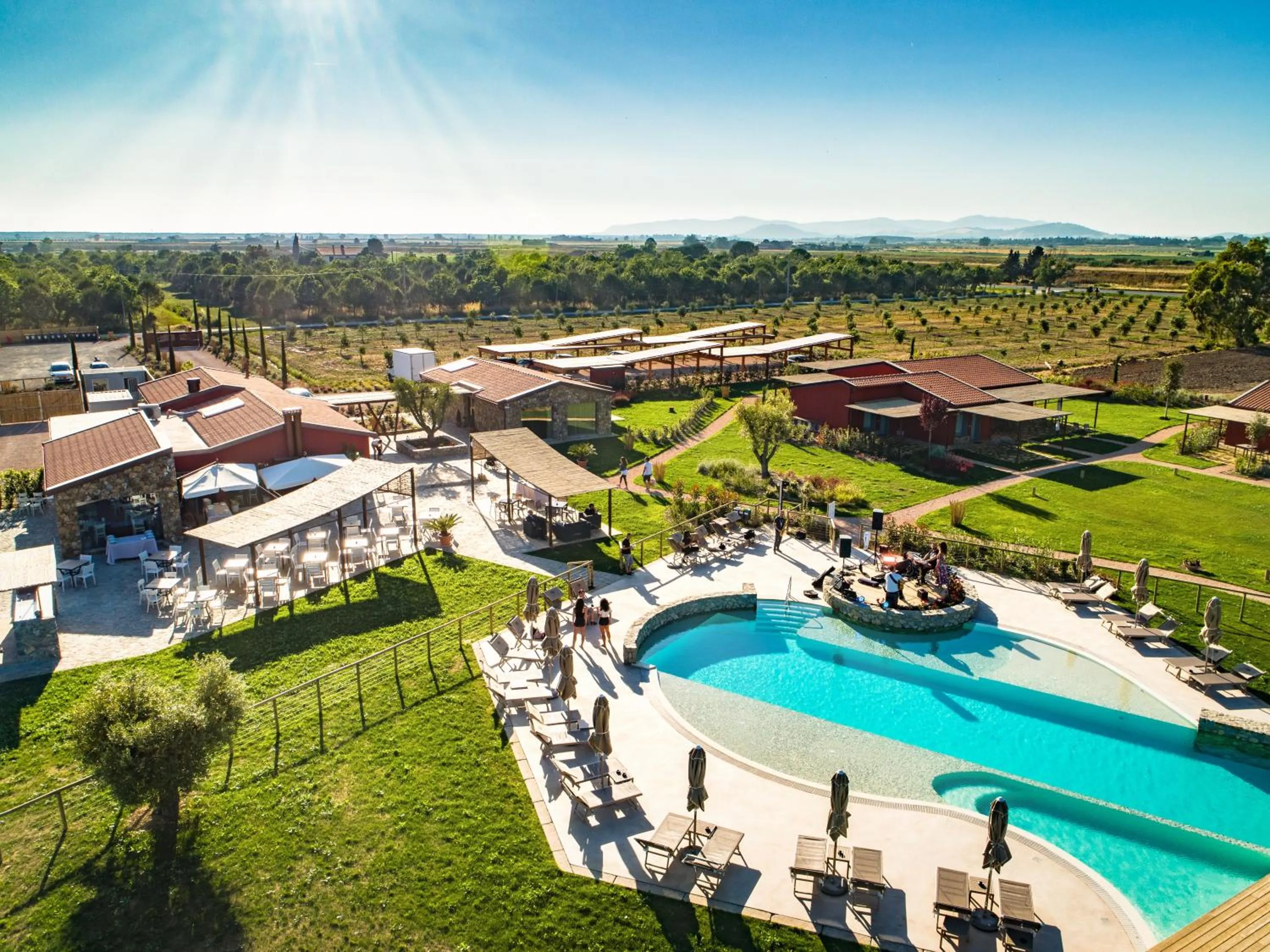Bird's eye view in Podere Maremma Spa & Ristorante