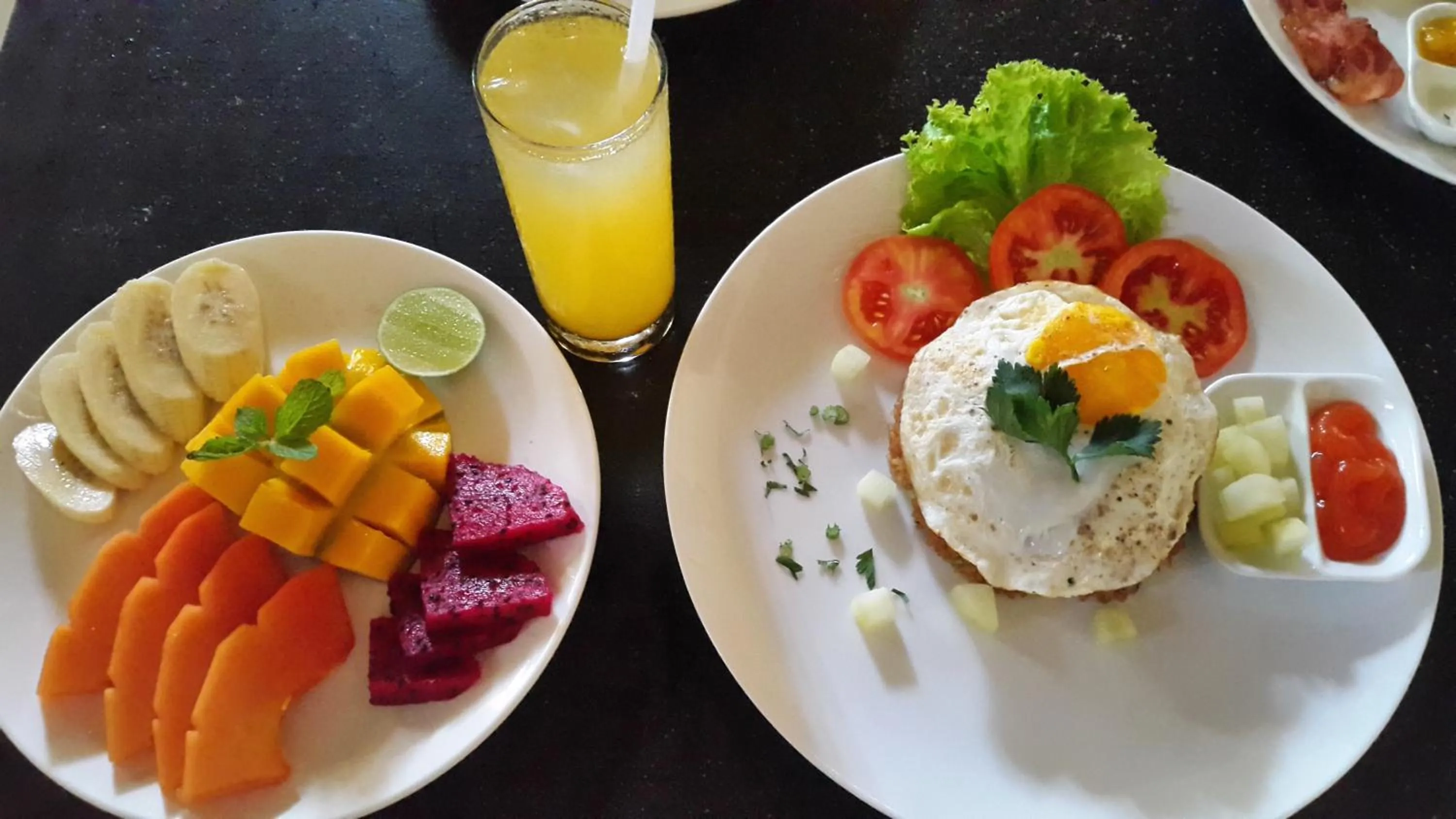 Food in The Calmtree Bungalows