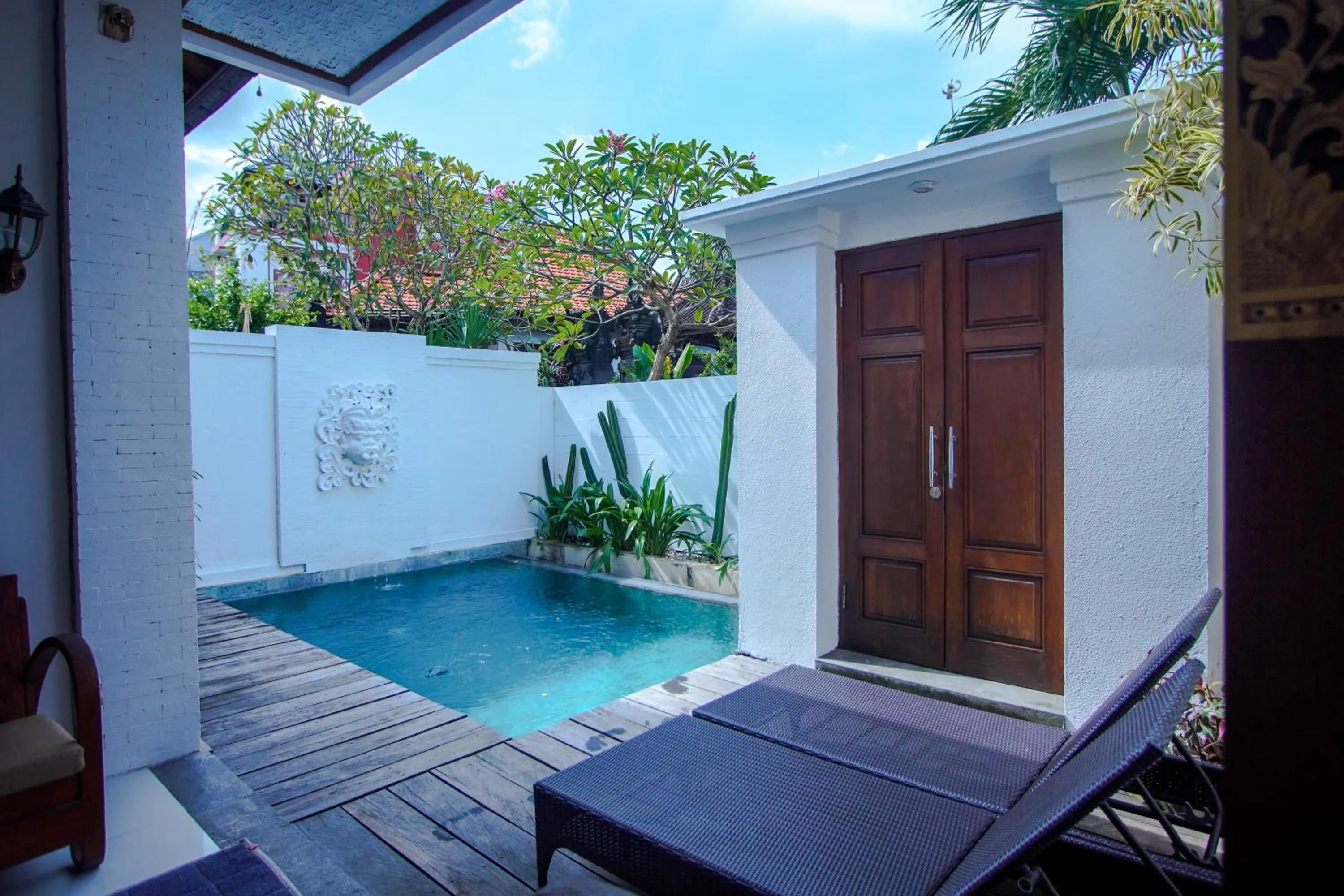 Balcony/Terrace in The Calmtree Bungalows