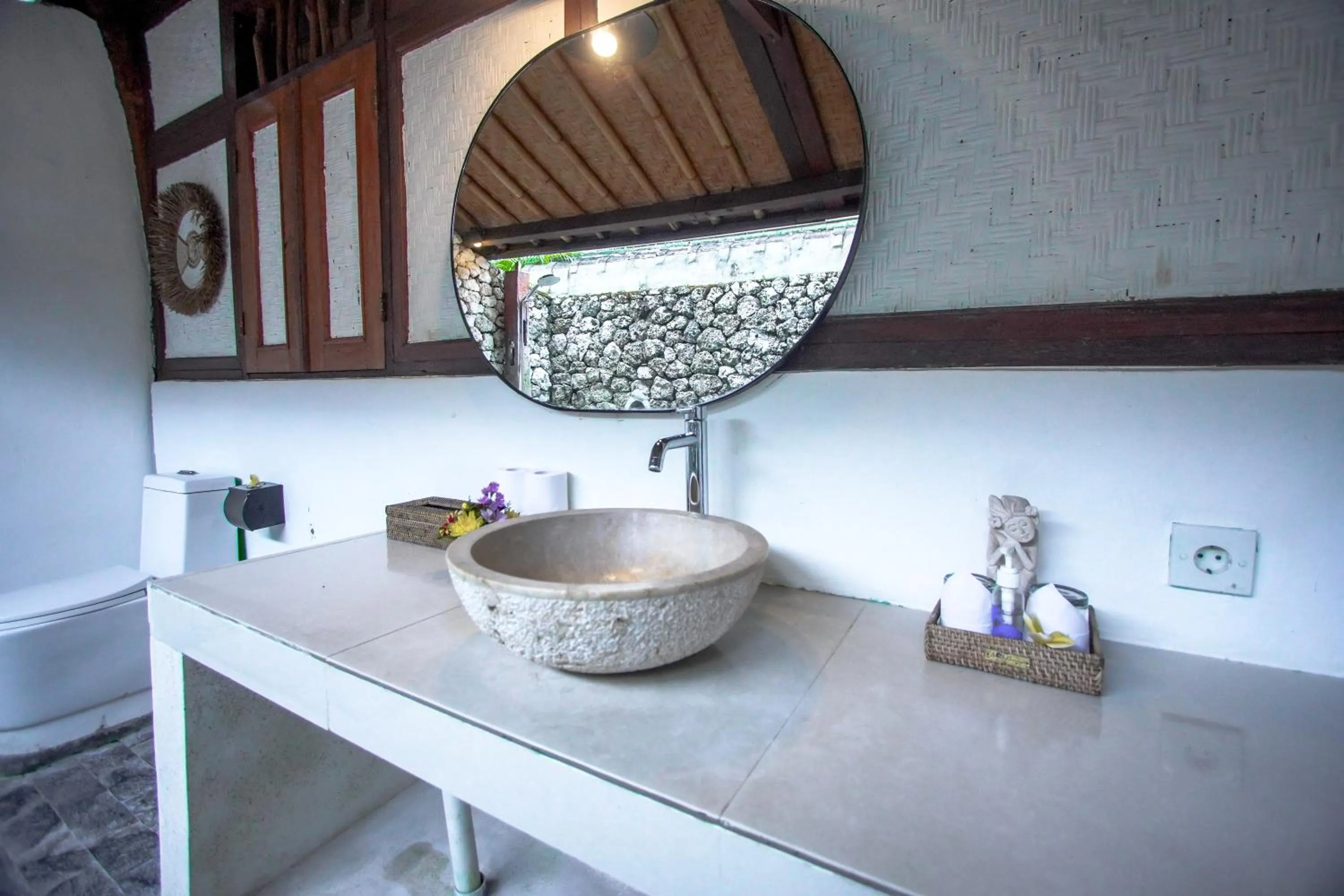 Bathroom in The Calmtree Bungalows
