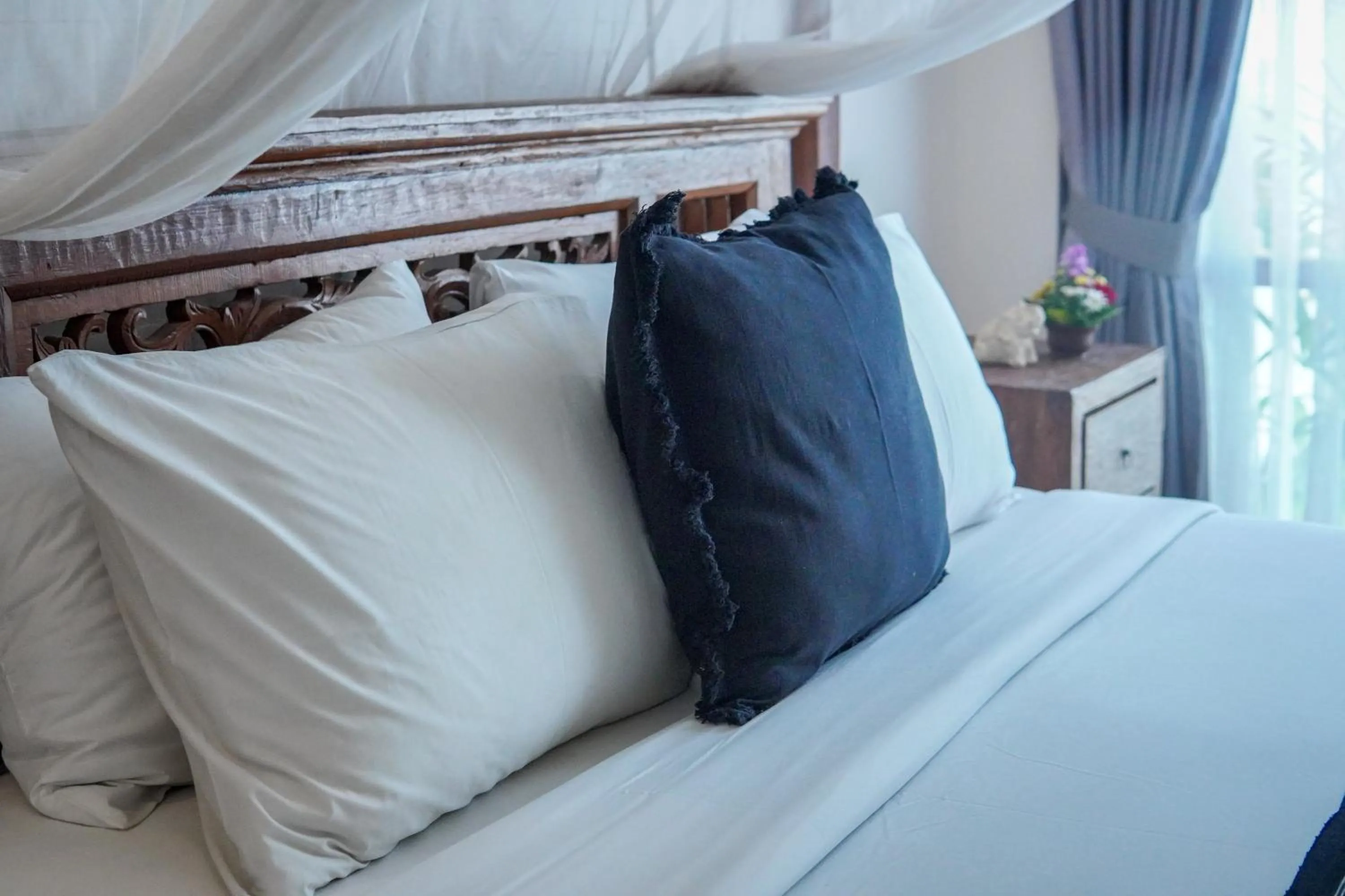 Bedroom, Bed in The Calmtree Bungalows