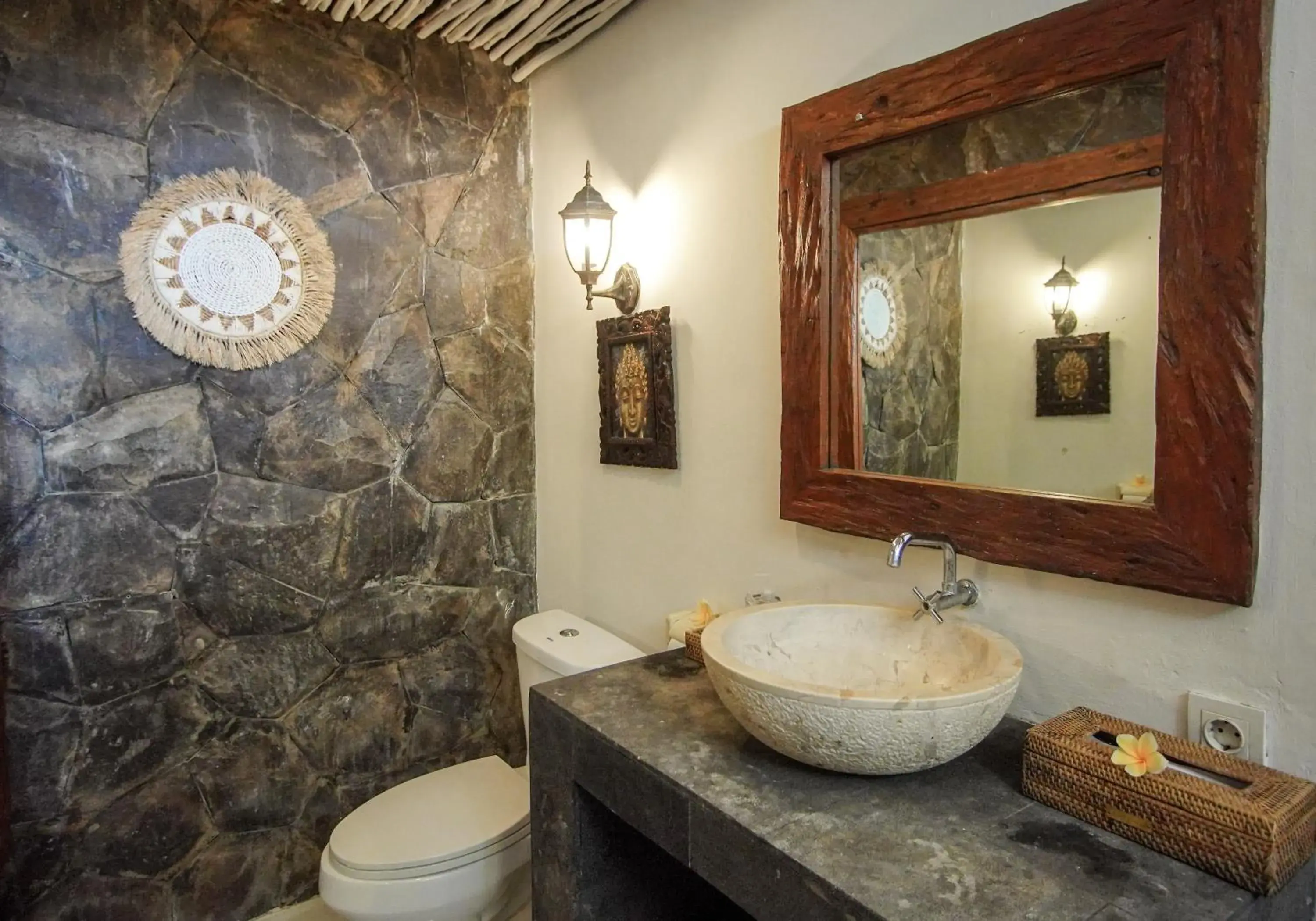 Bathroom in The Calmtree Bungalows Bathroom in The Calmtree Bungalows
