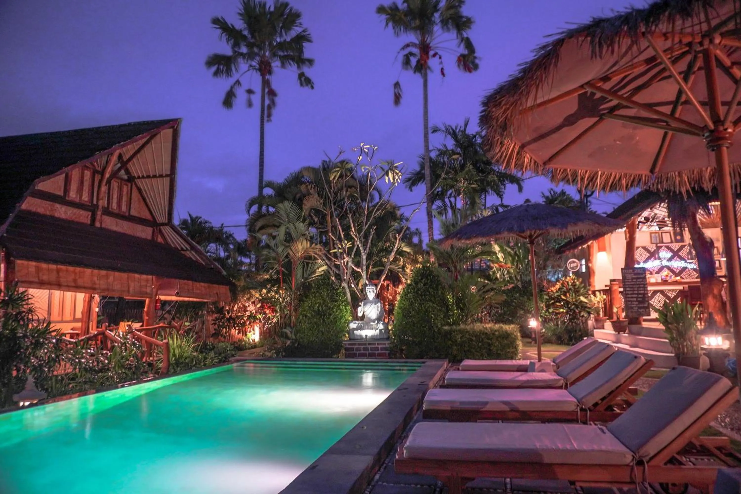 Swimming pool in The Calmtree Bungalows