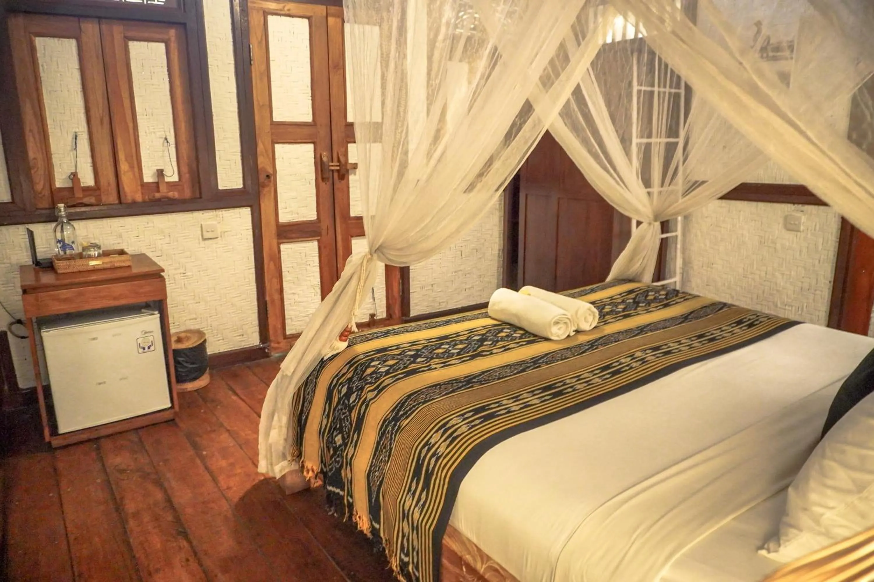 Bedroom, Bed in The Calmtree Bungalows