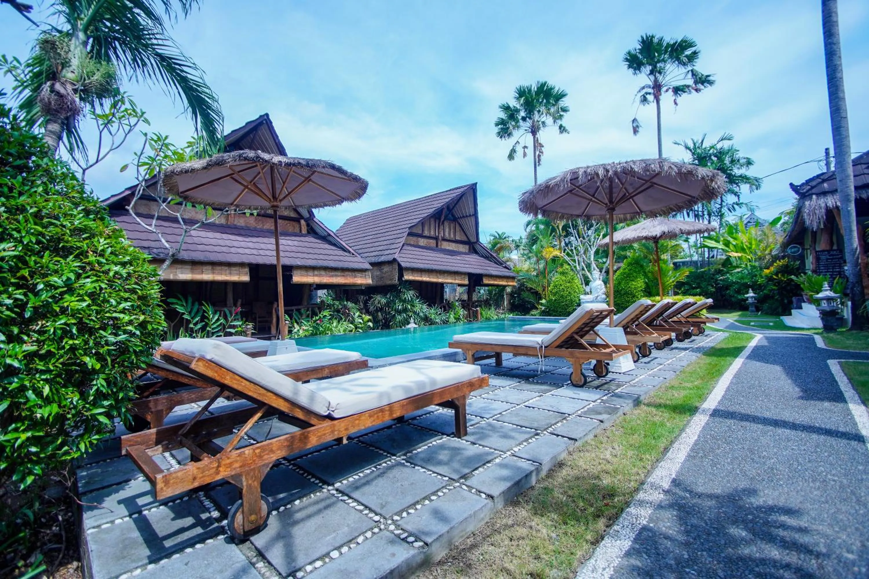Swimming pool in The Calmtree Bungalows