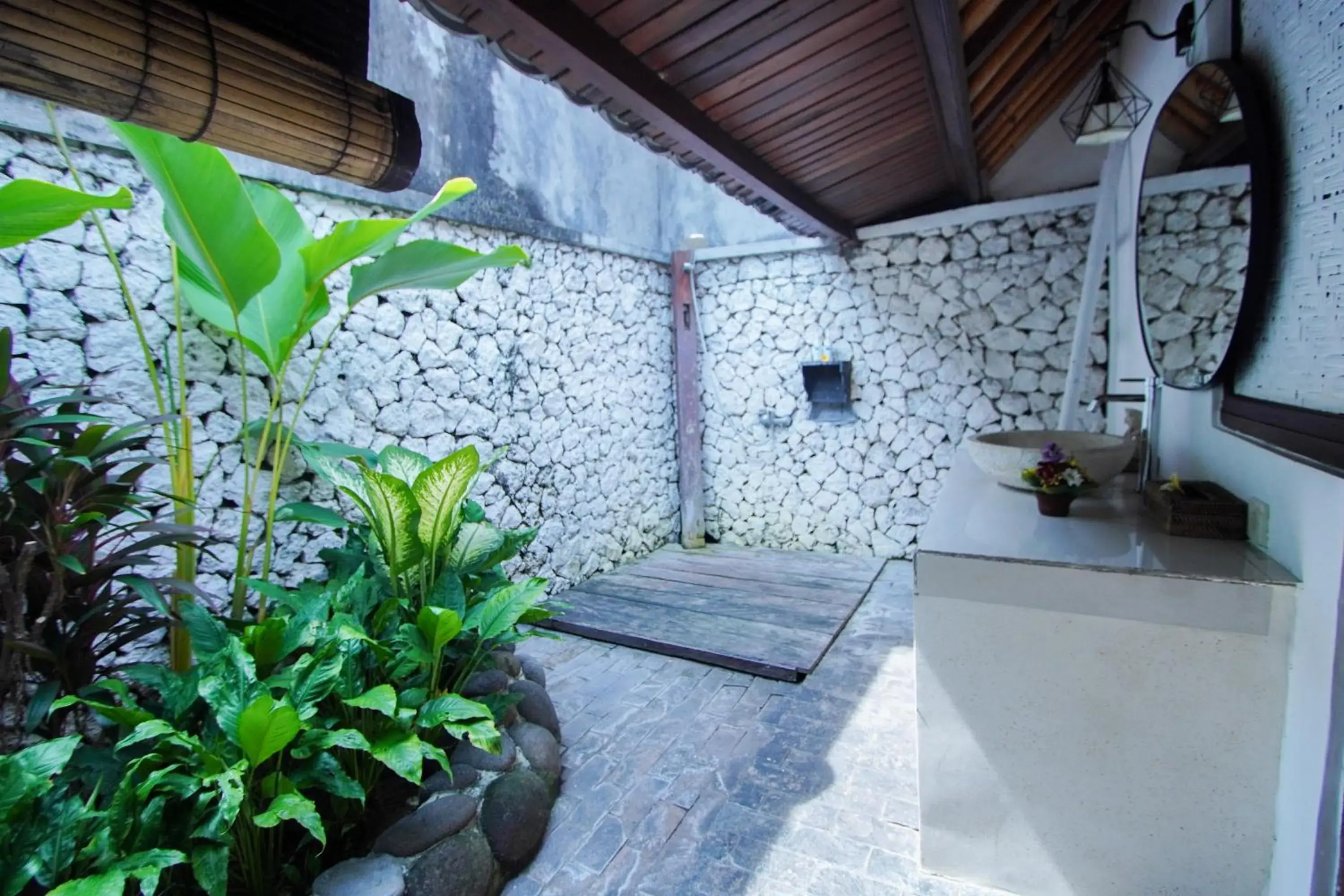 Bathroom in The Calmtree Bungalows Bathroom in The Calmtree Bungalows