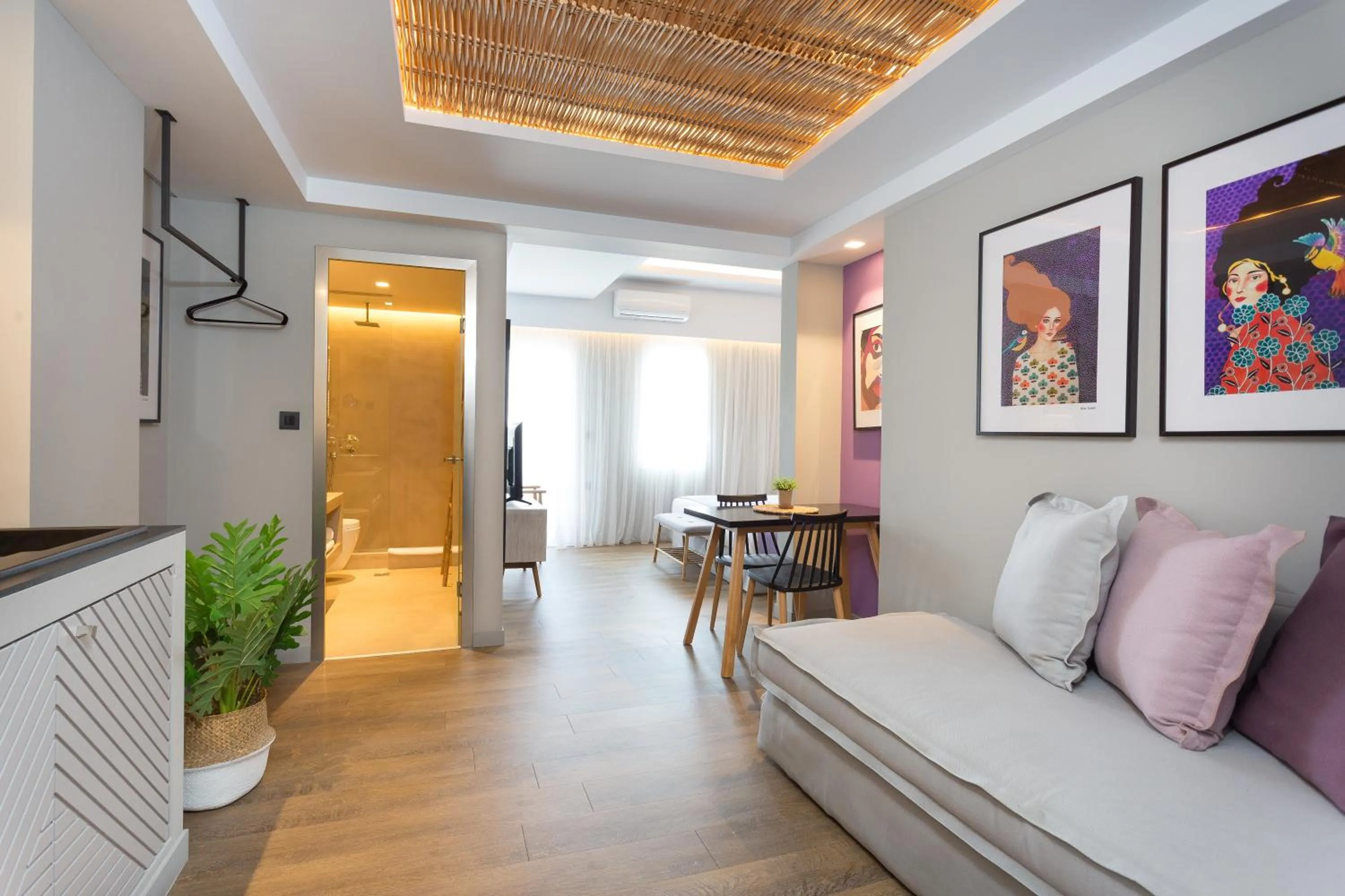 Seating area in Artree Suites