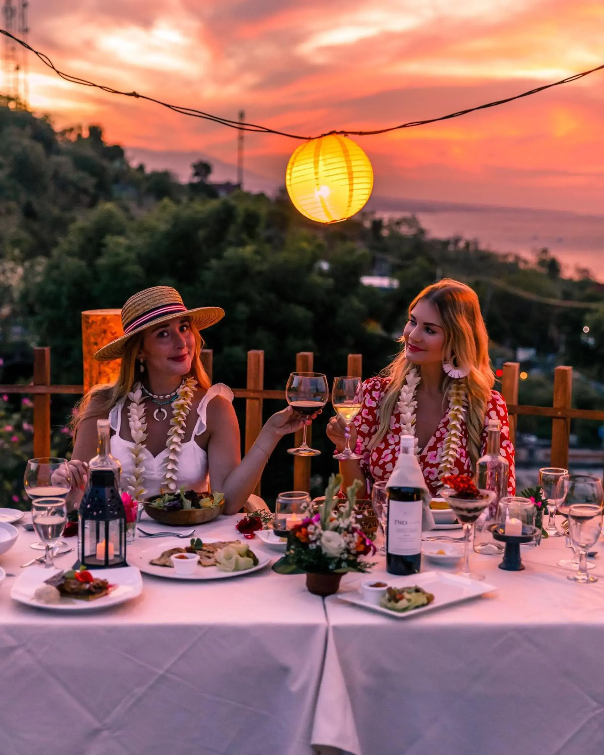 Dinner in The Griya Villas and Spa Dinner in The Griya Villas and Spa