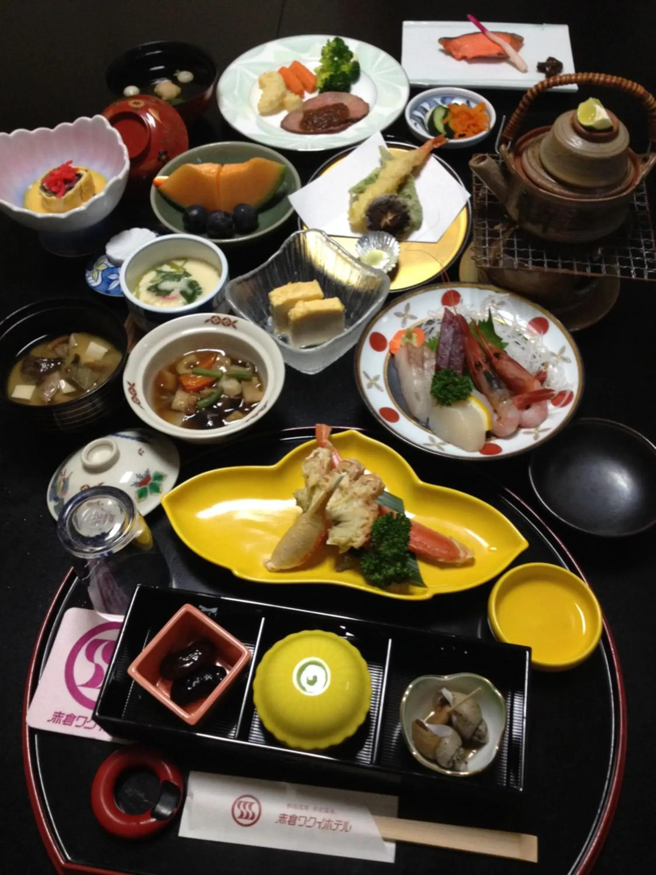 Food in Akakura Wakui Hotel