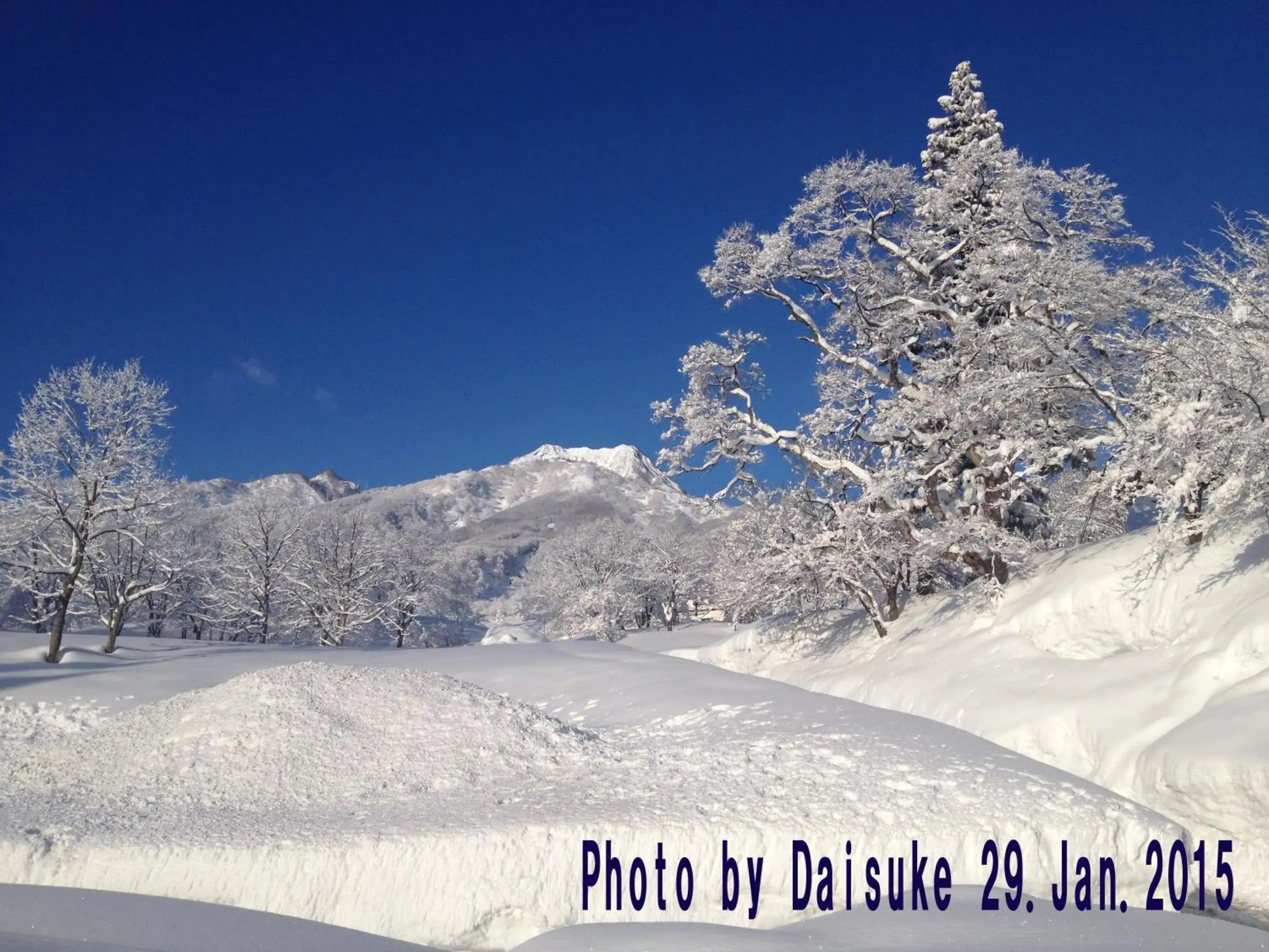 View (from property/room), Winter in Akakura Wakui Hotel