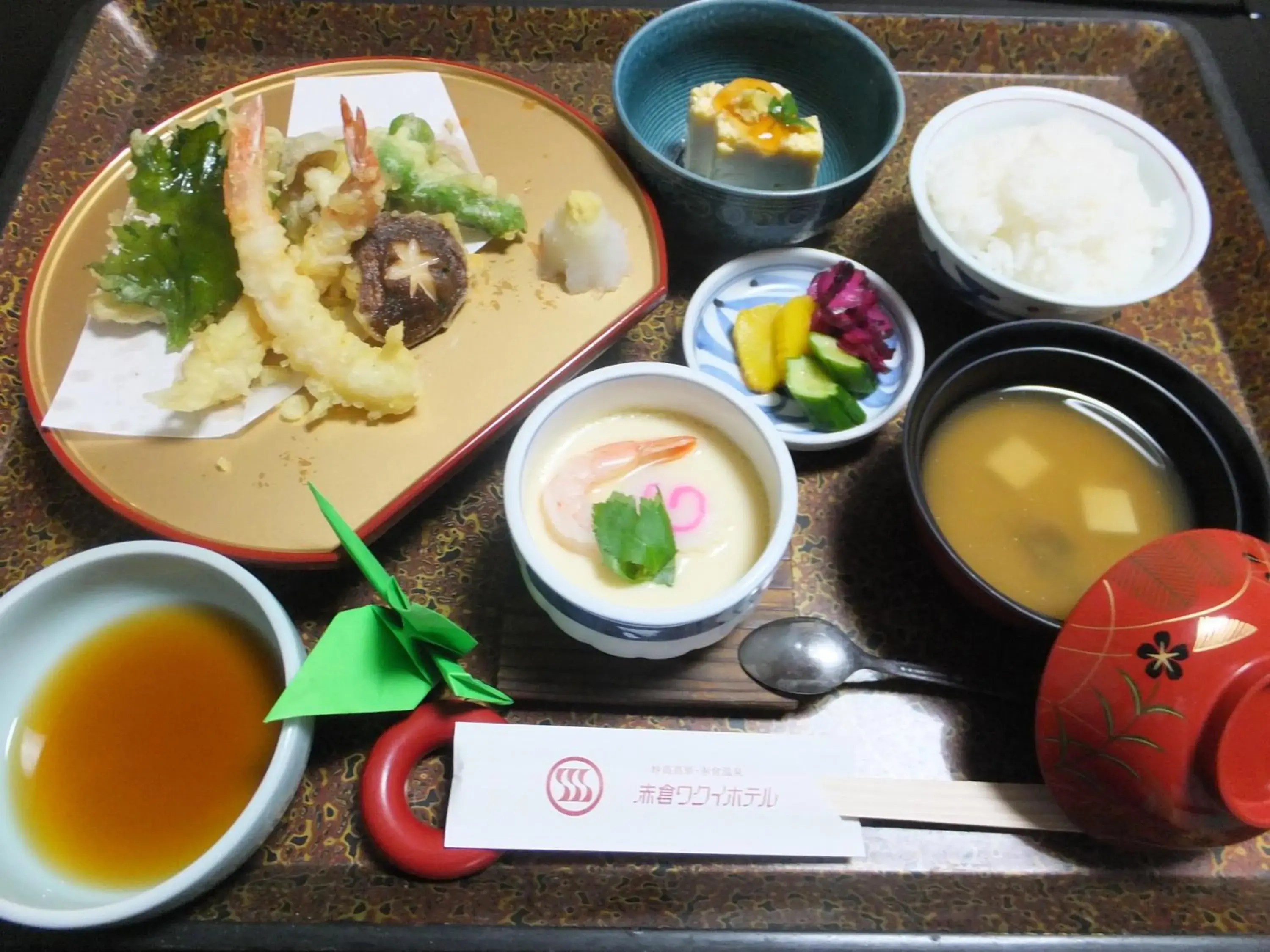 Food in Akakura Wakui Hotel
