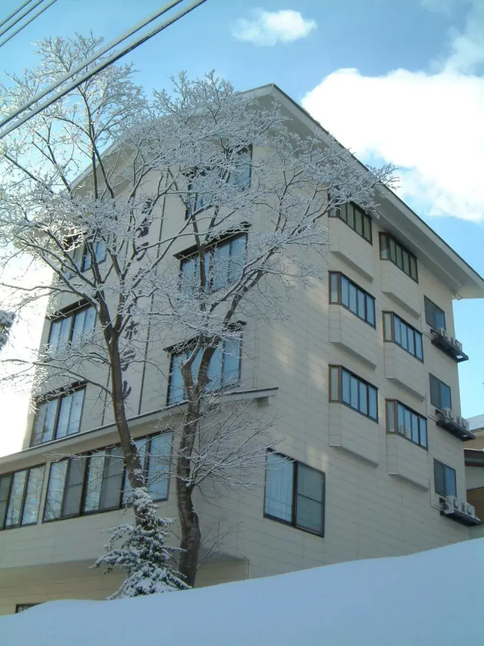 Facade/entrance, Winter in Akakura Wakui Hotel