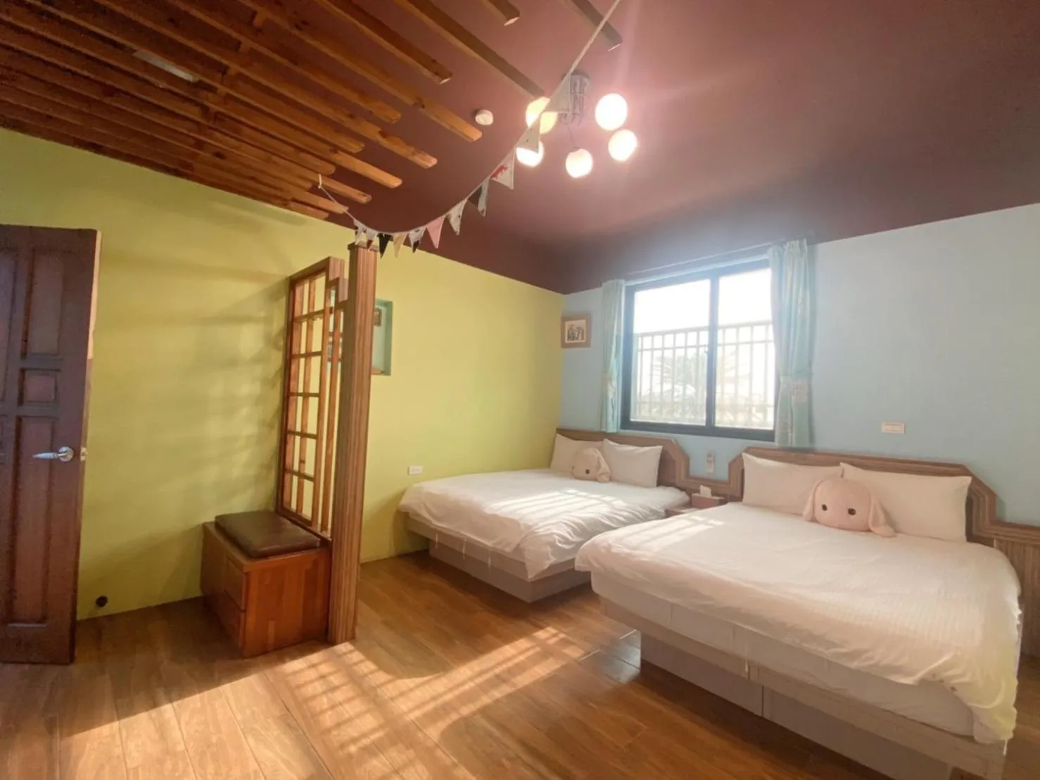 Bed in Big Fish Homestay