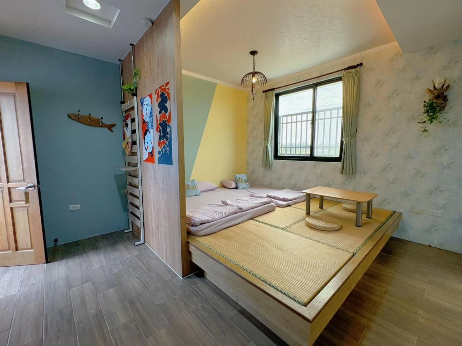 Bed in Big Fish Homestay