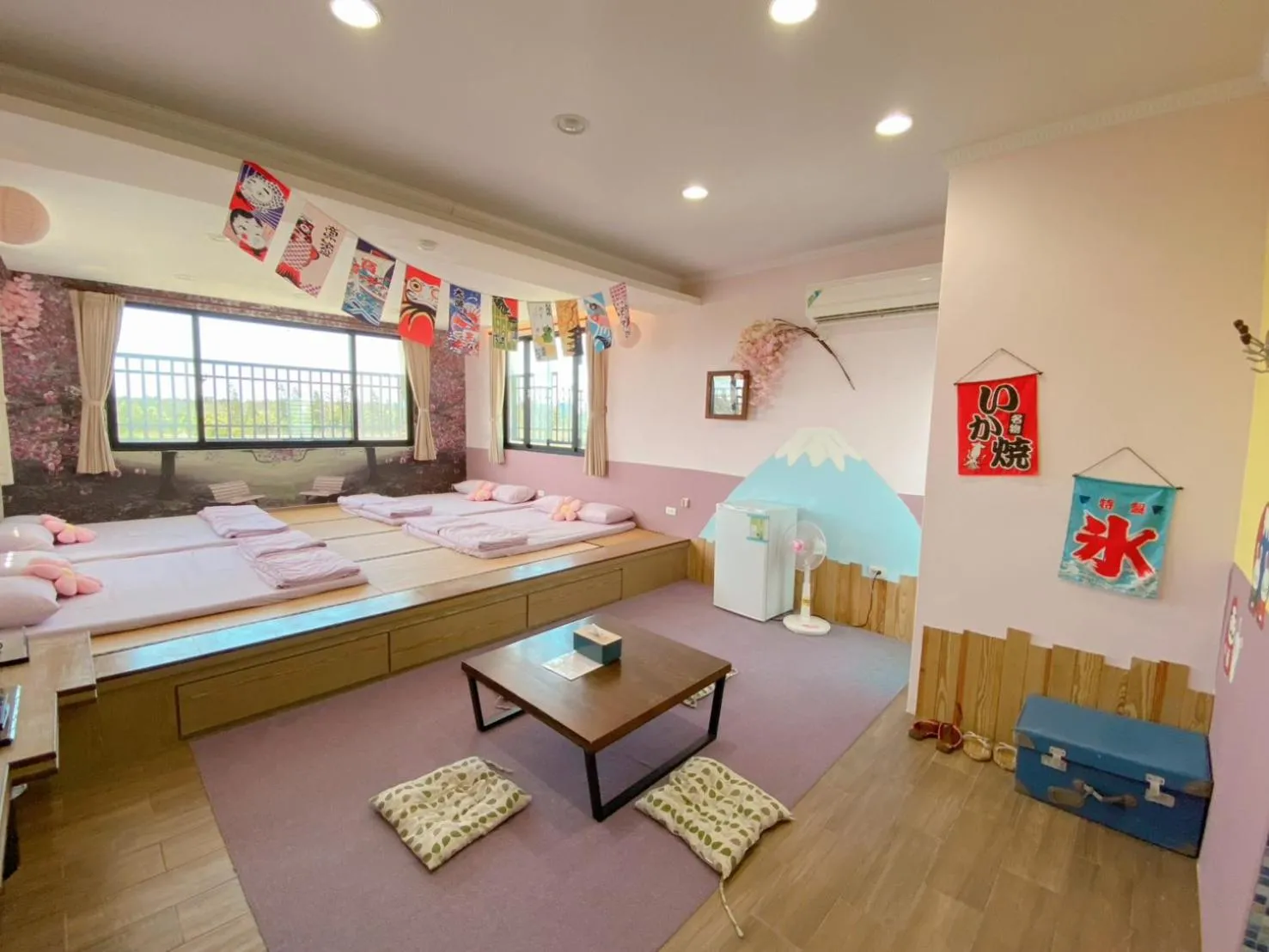Bed in Big Fish Homestay