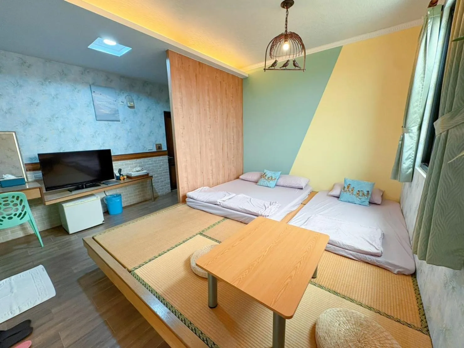 Bed in Big Fish Homestay