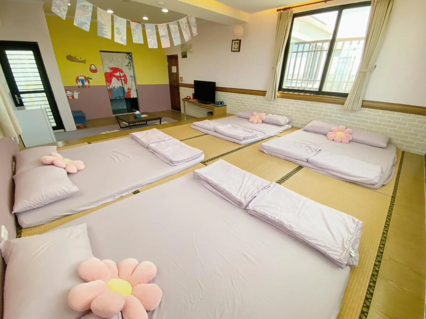 Bed in Big Fish Homestay