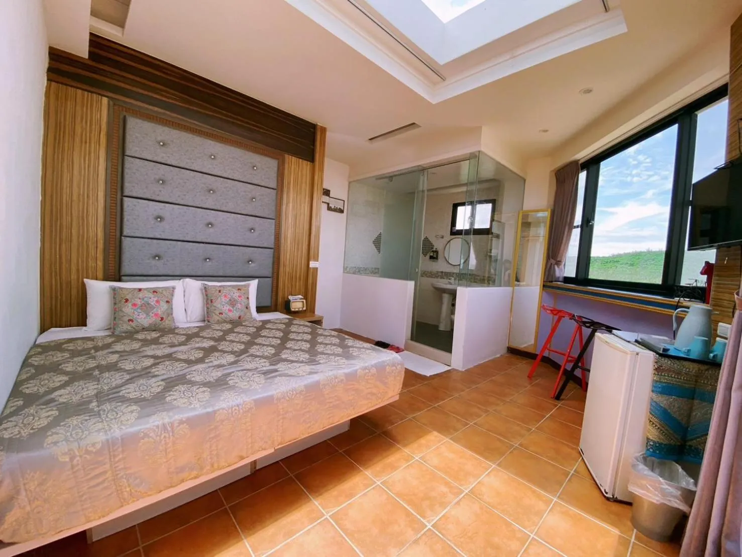 Bed in Big Fish Homestay