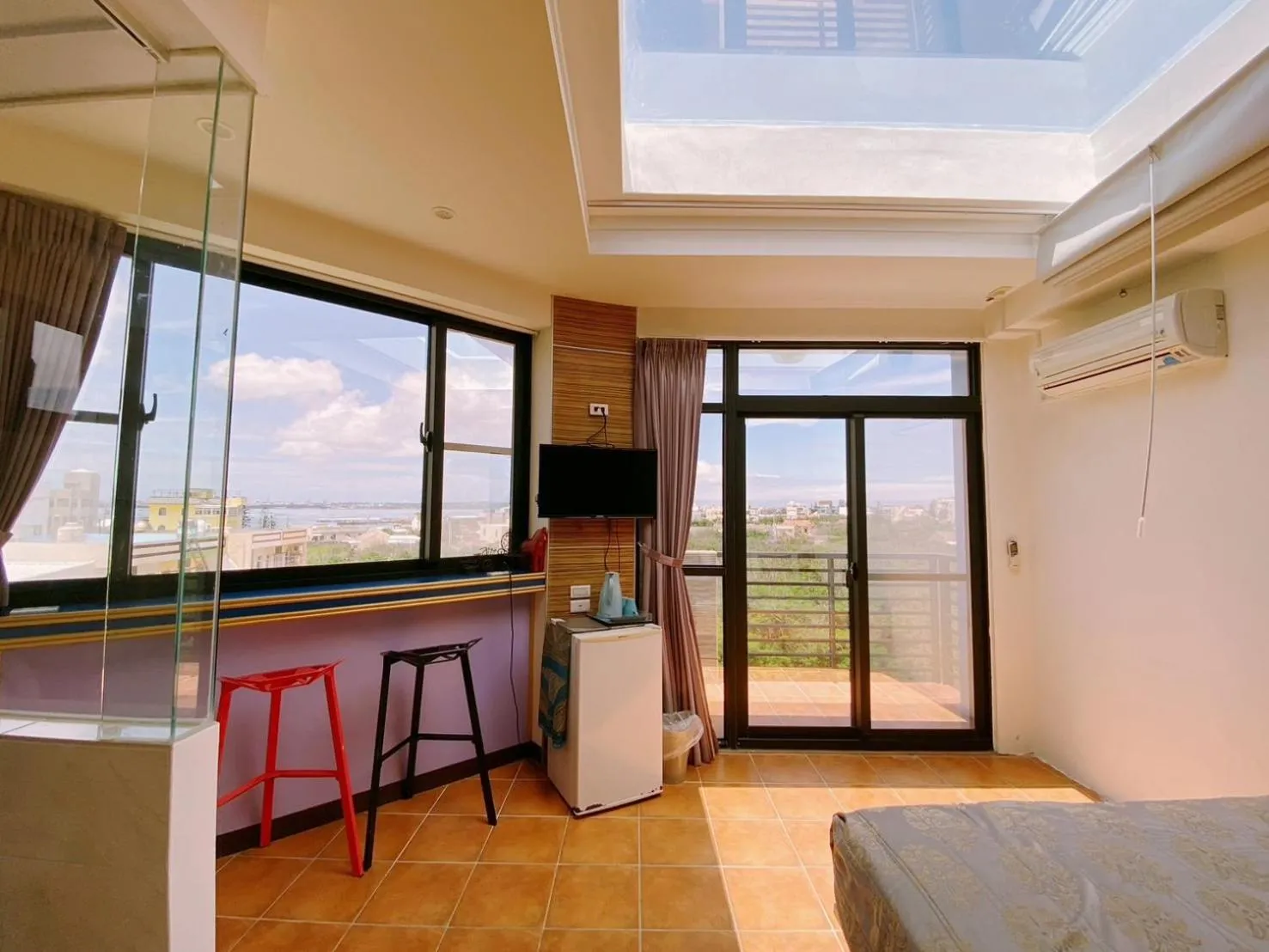 Bed in Big Fish Homestay