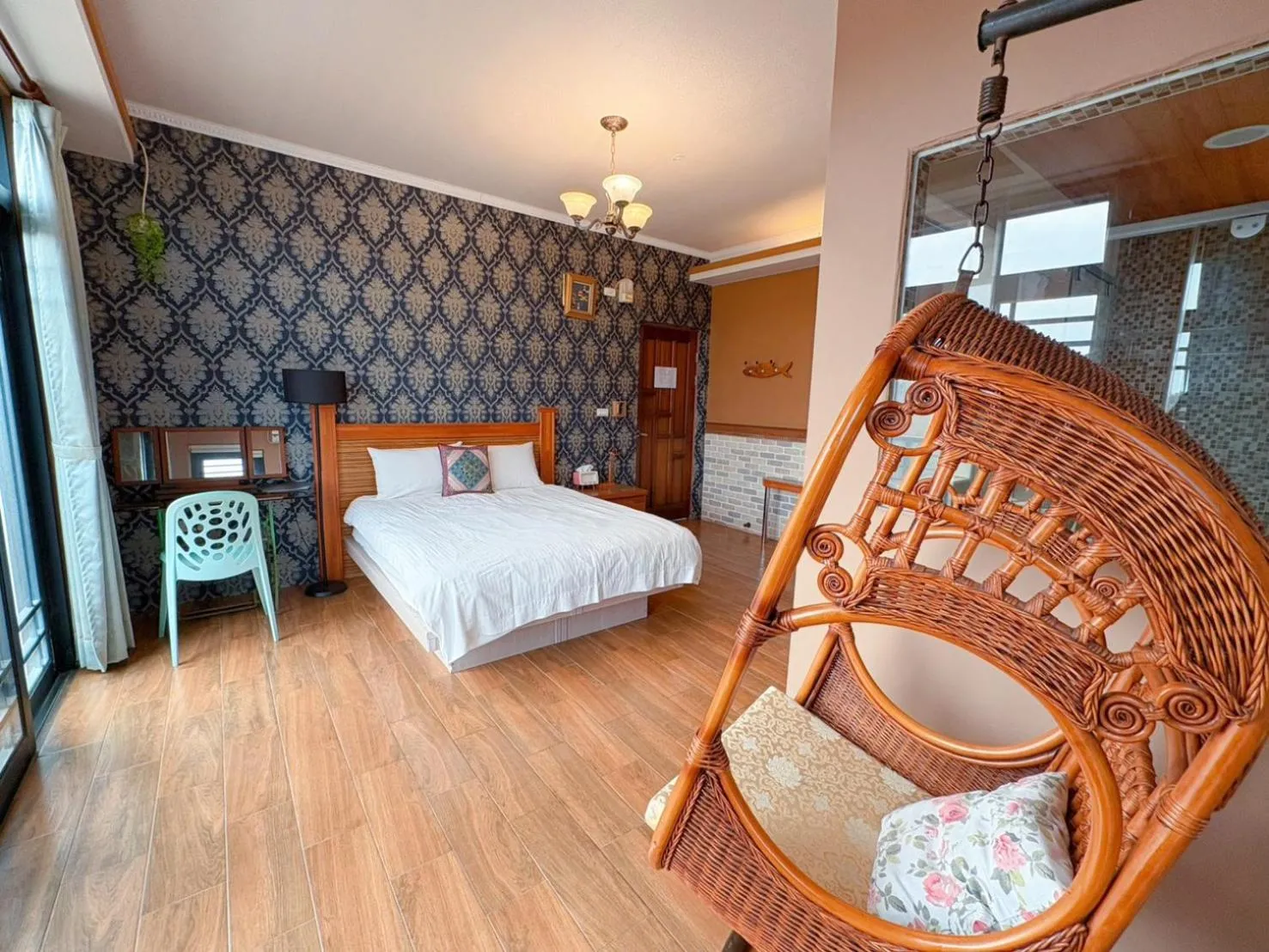 Bed in Big Fish Homestay