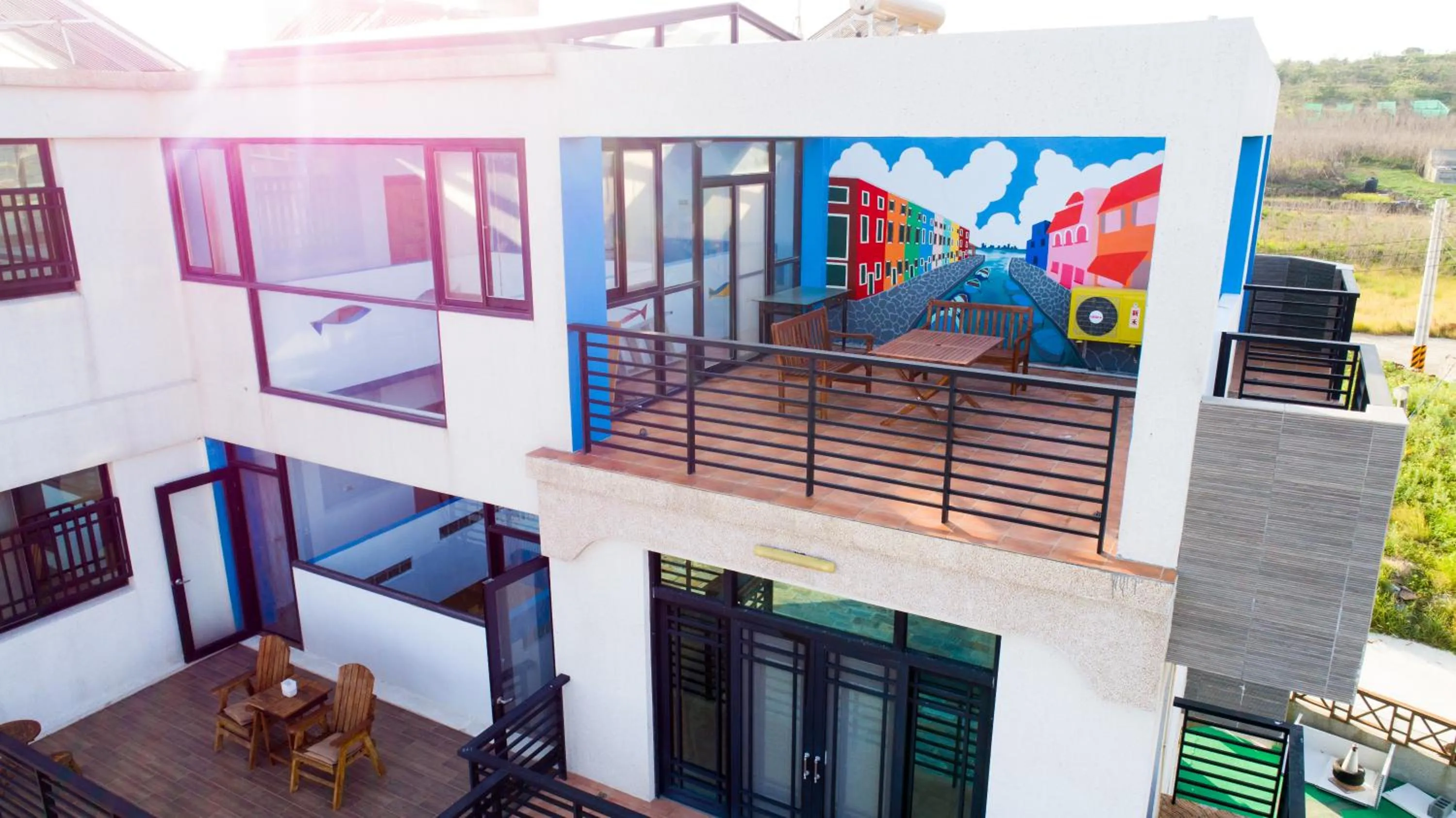 Property building in Big Fish Homestay