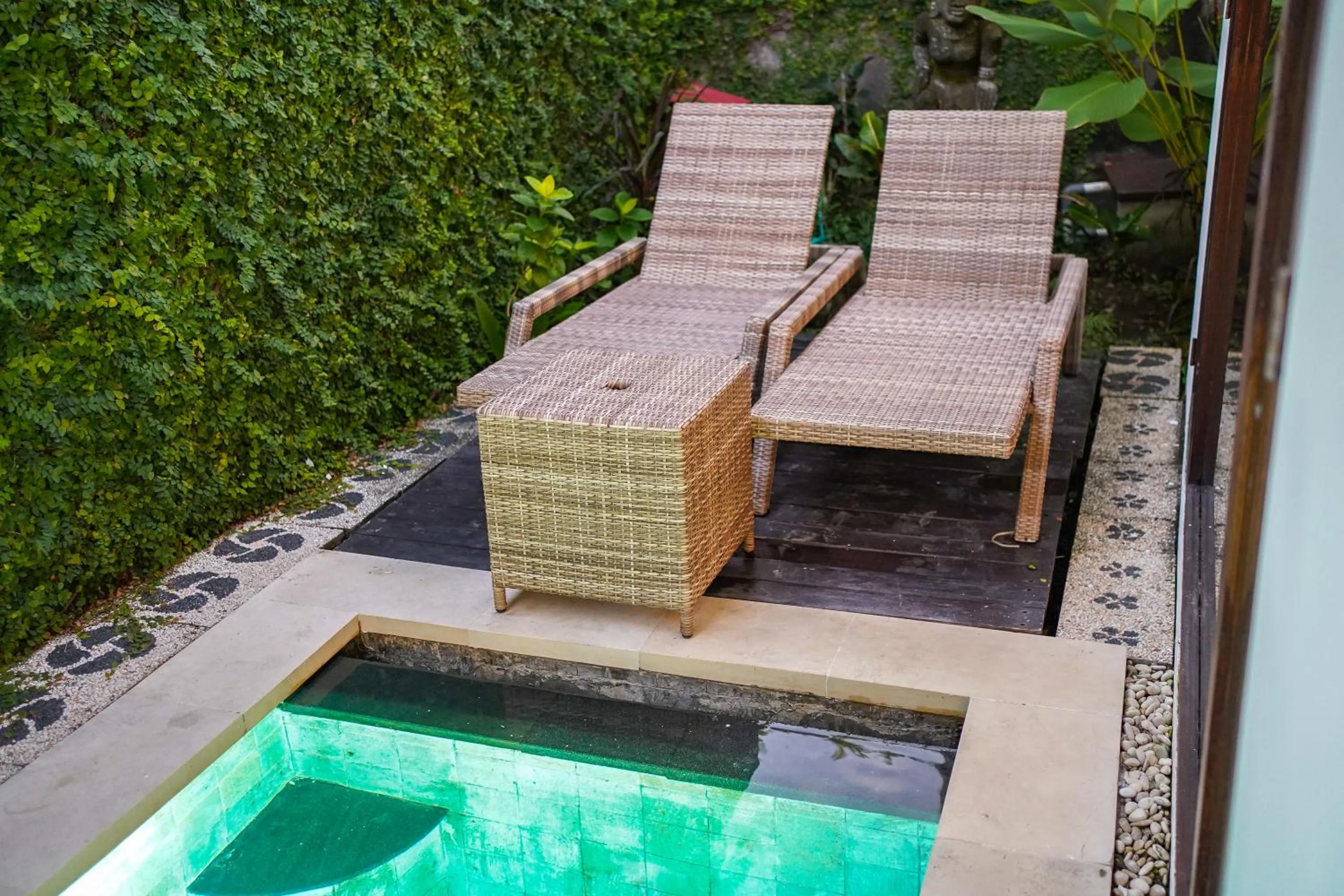 Pool view in New Pondok Sara Villas