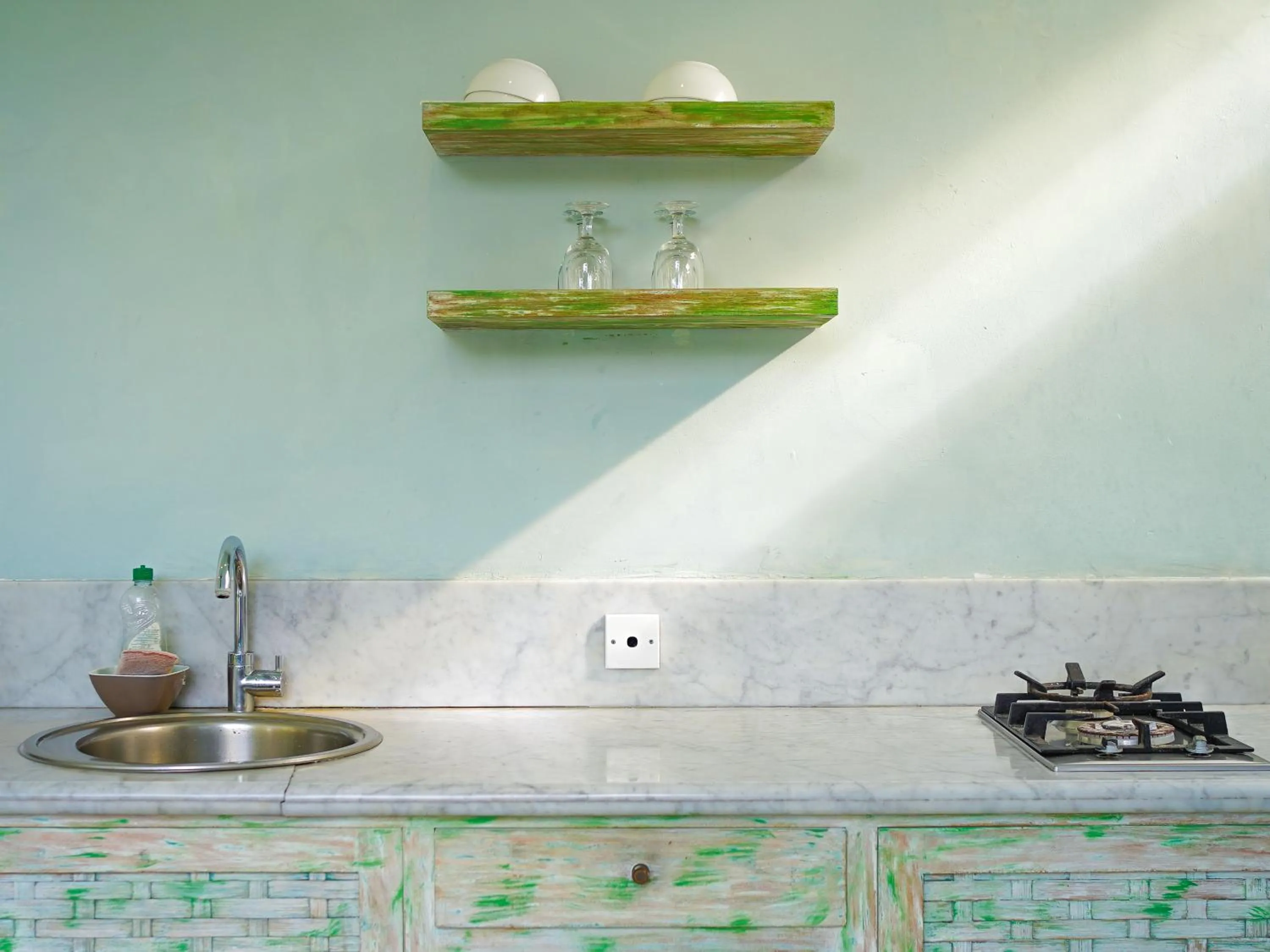 kitchen in New Pondok Sara Villas