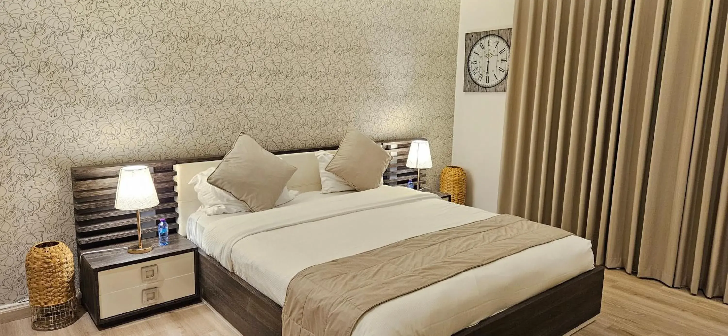 Bed in Rahhal AlBahr Serviced Apartments Bed in Rahhal AlBahr Serviced Apartments