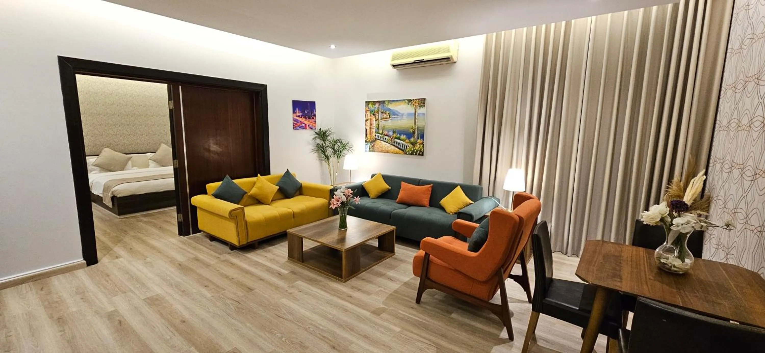 Bed in Rahhal AlBahr Serviced Apartments