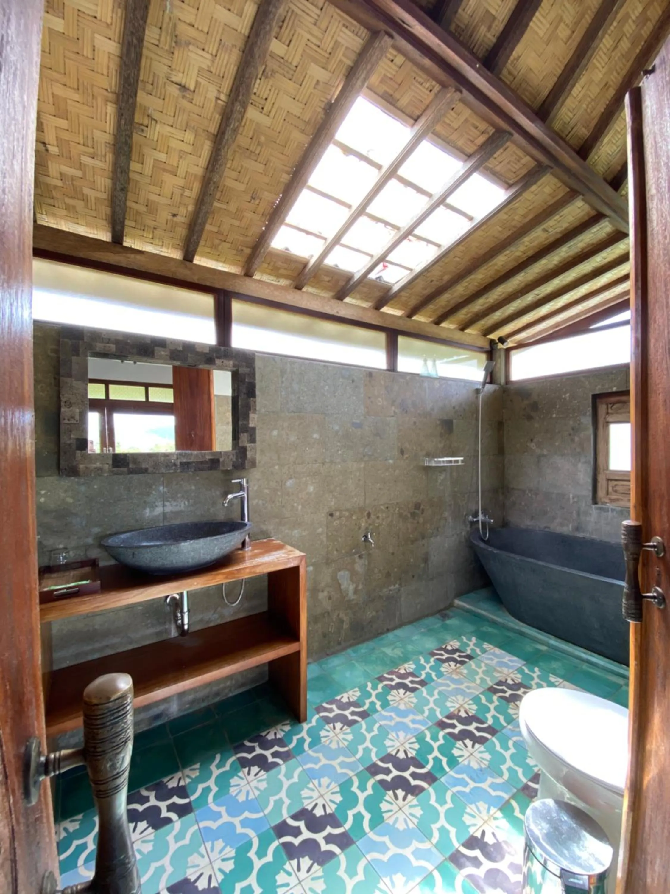 Bathroom, Bed in Sawah Indah Villa