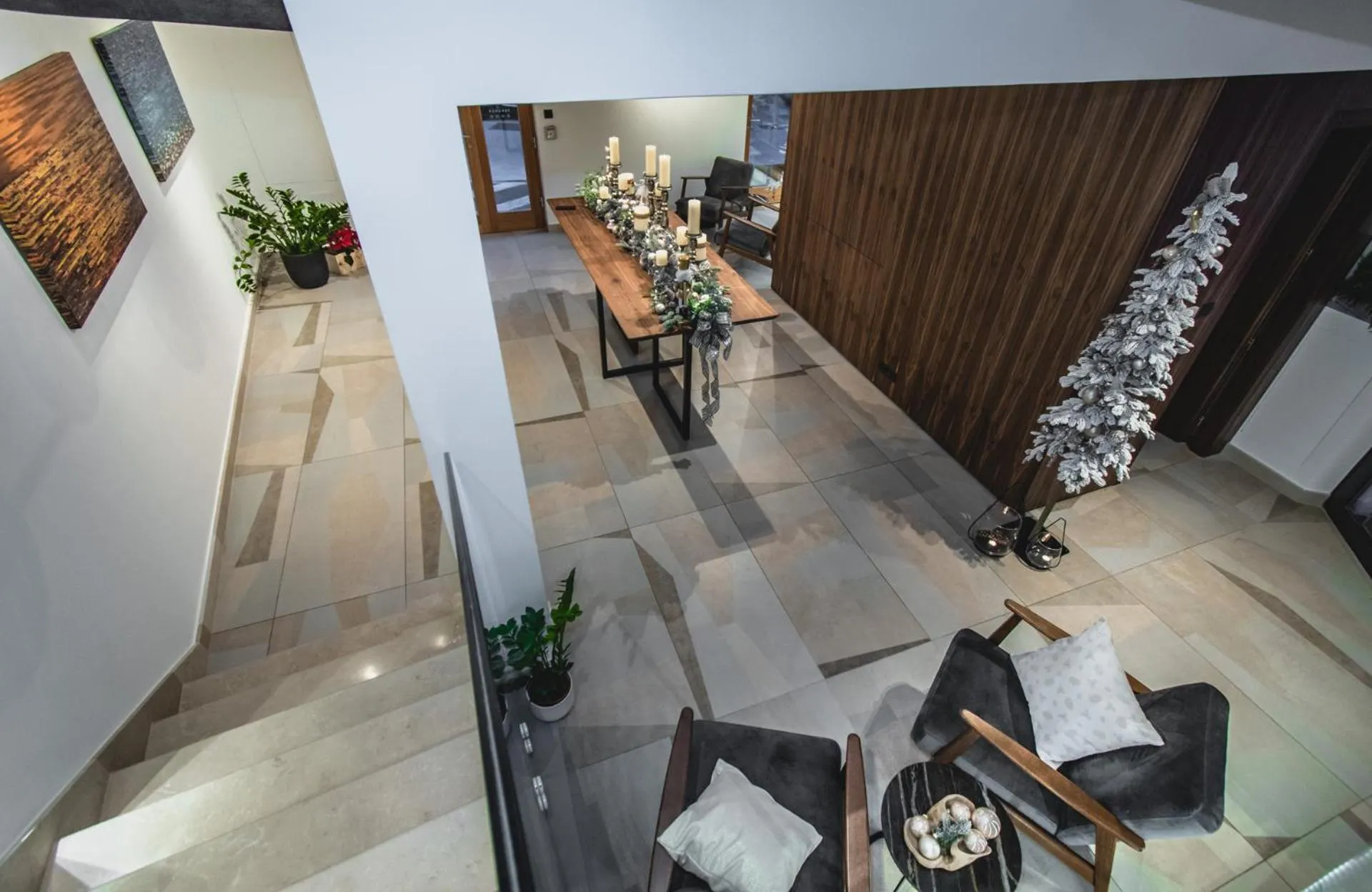 Seating area in Villa Pergola