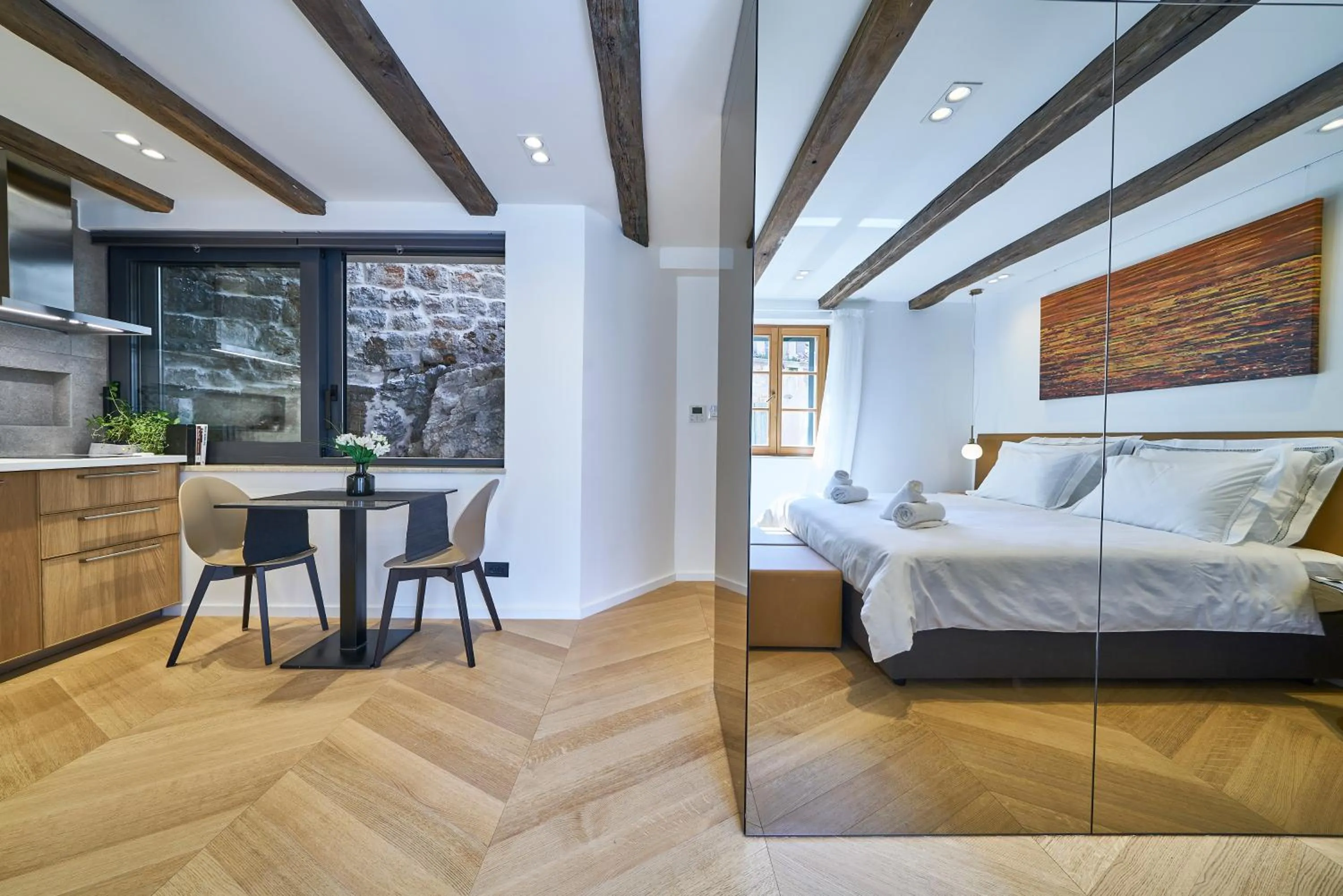 Seating area in Villa Pergola