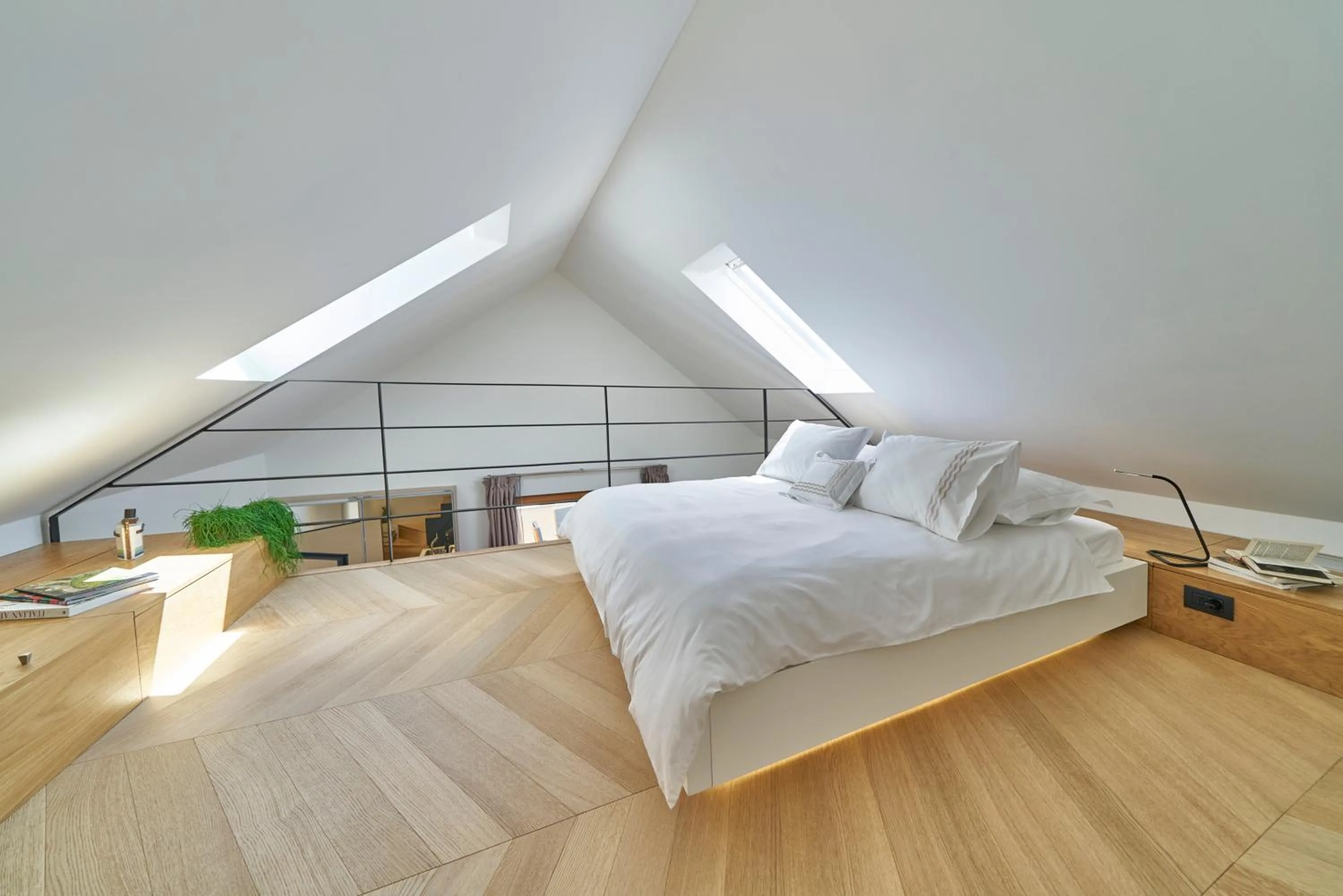 Bedroom, Bed in Villa Pergola
