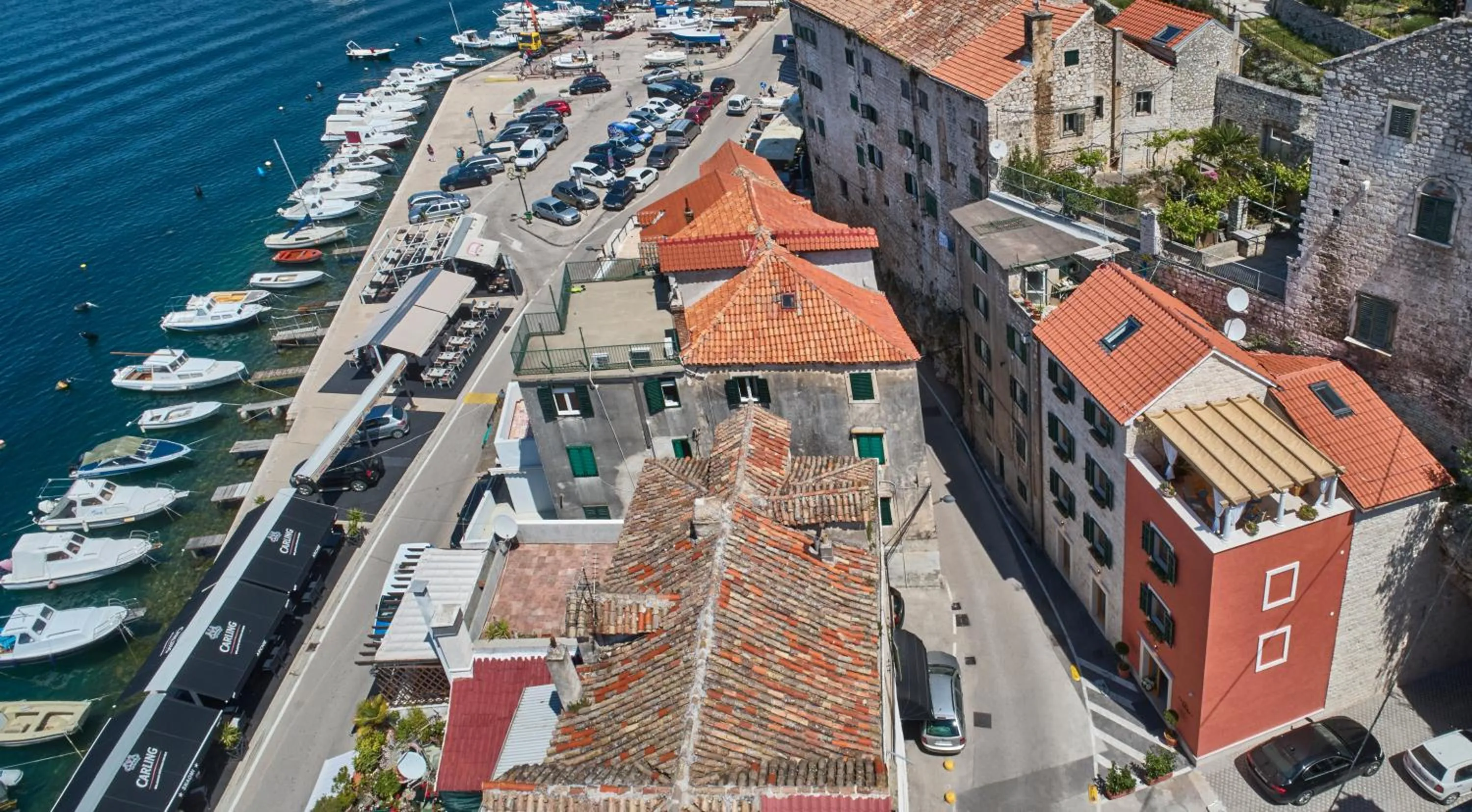 Bird's eye view in Villa Pergola