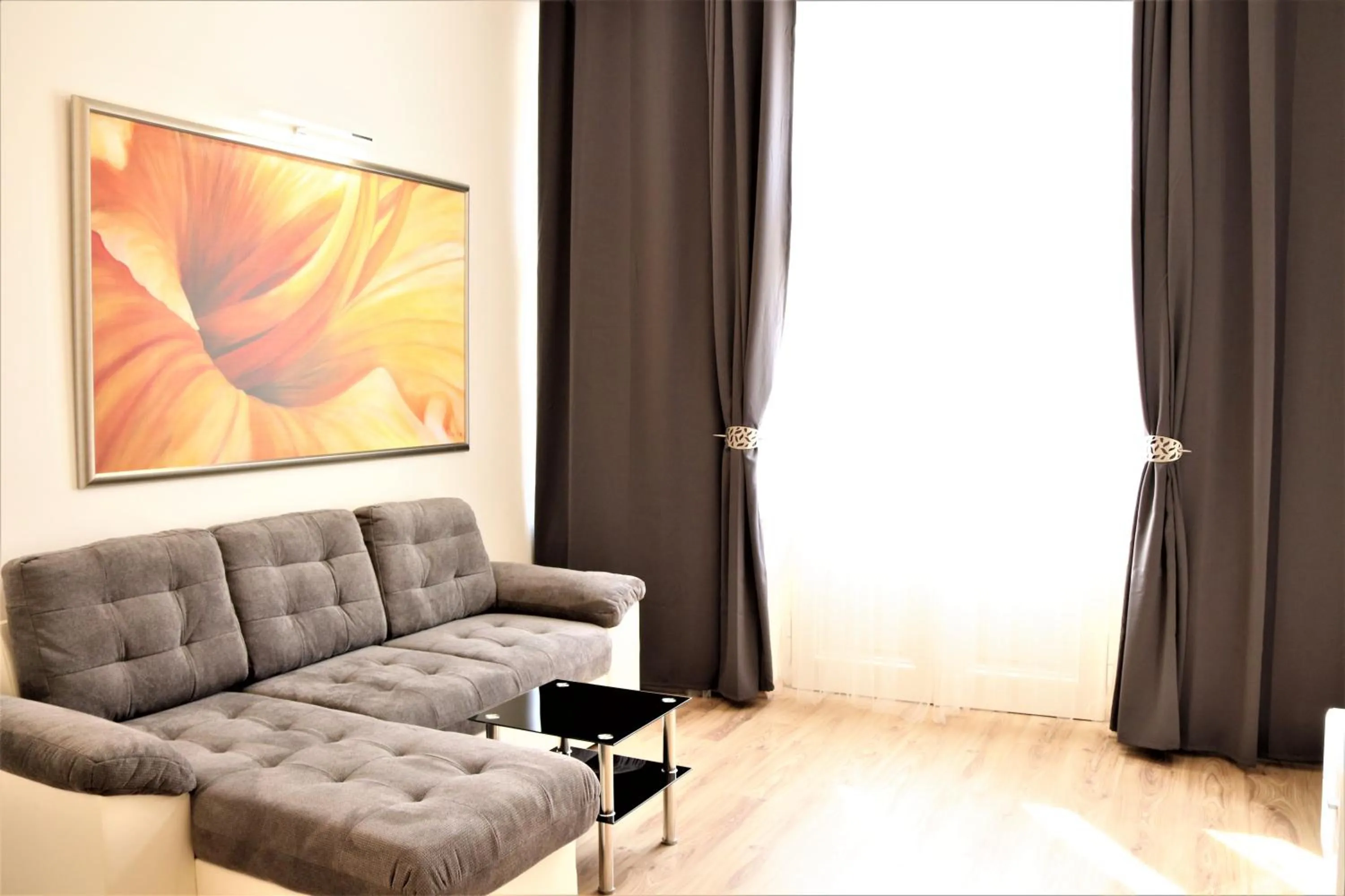 Living room in Flowers apartments