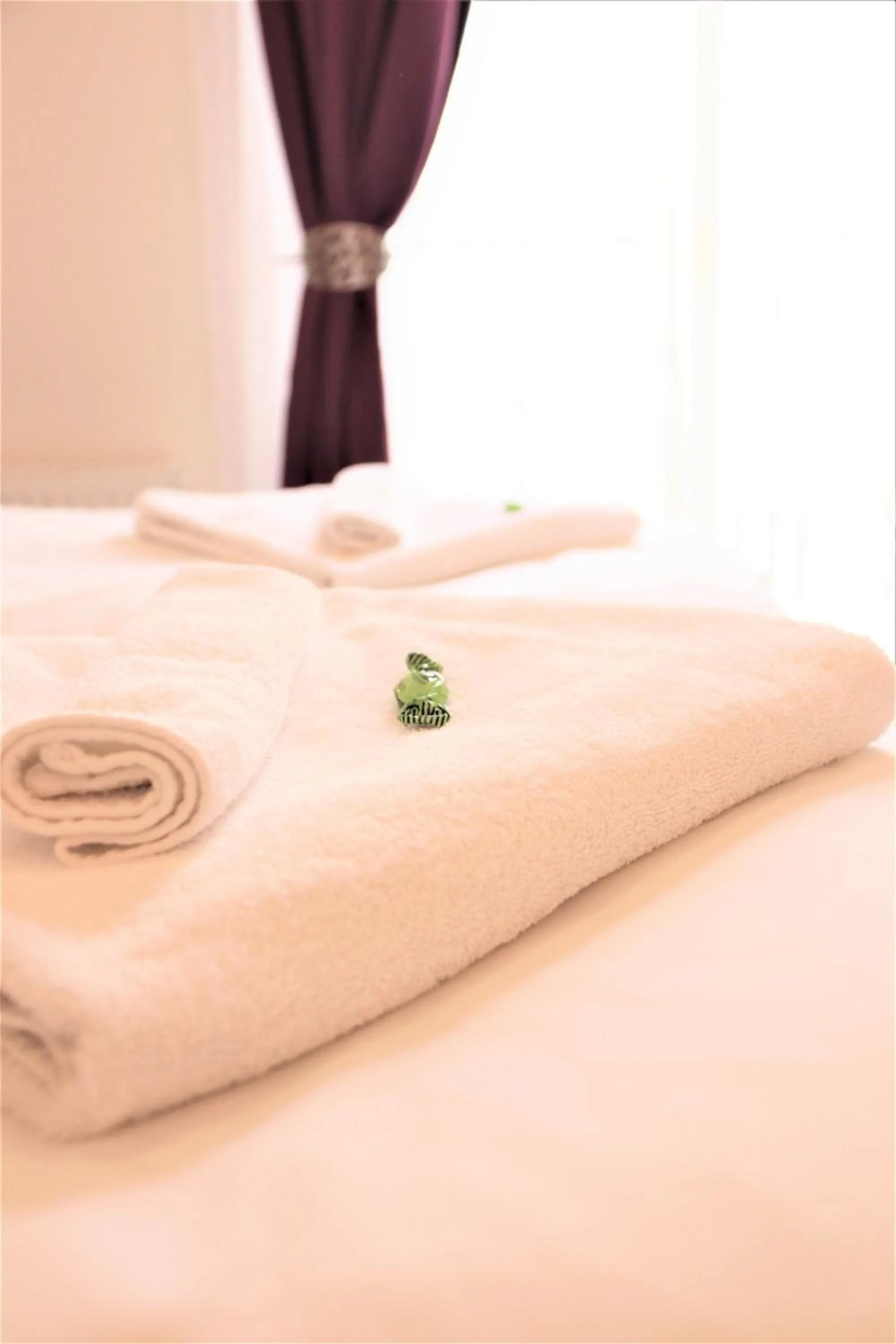 Bedroom, Bed in Flowers apartments