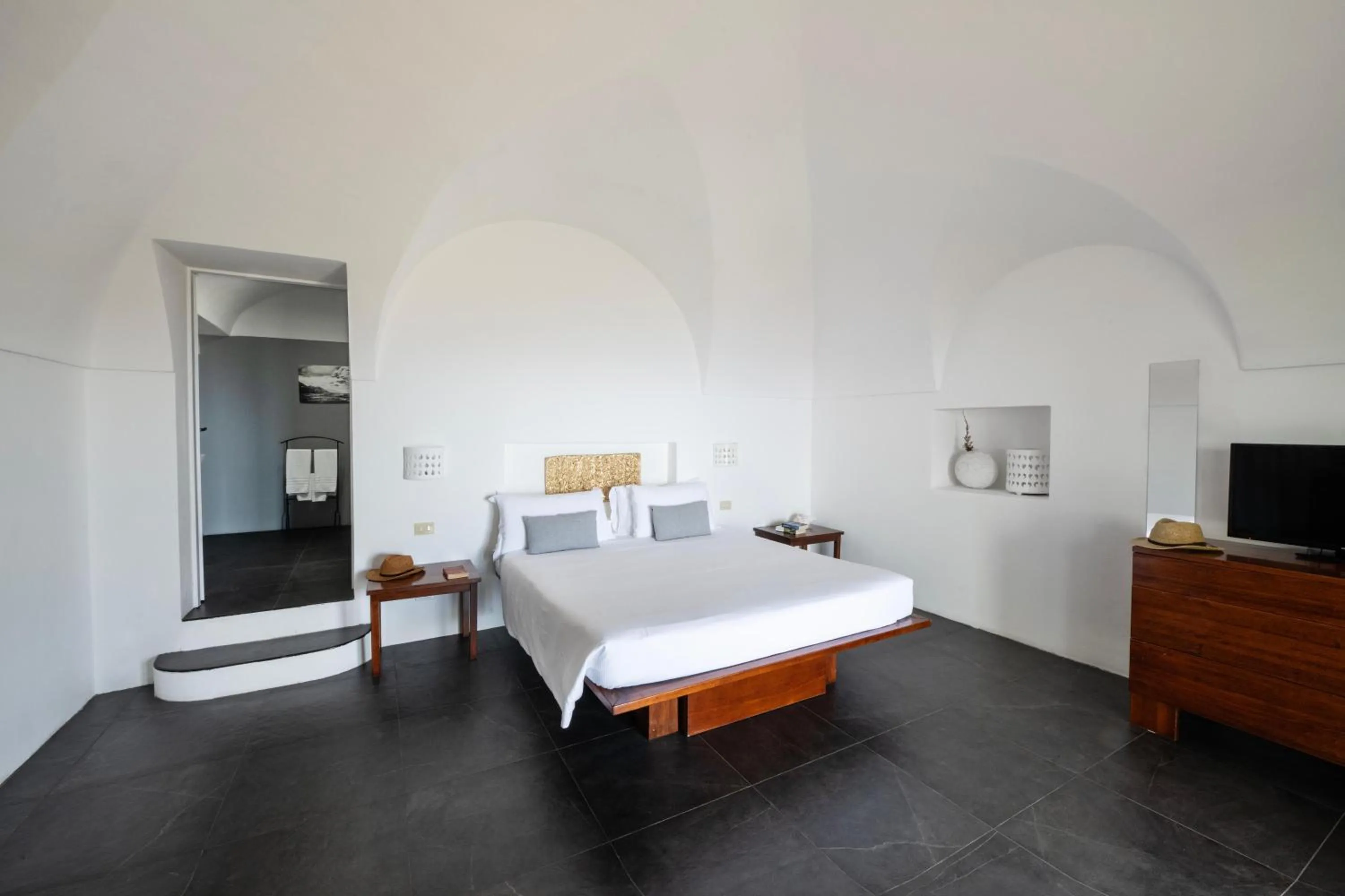 Bedroom, Bed in Pantelleria Dream Resort