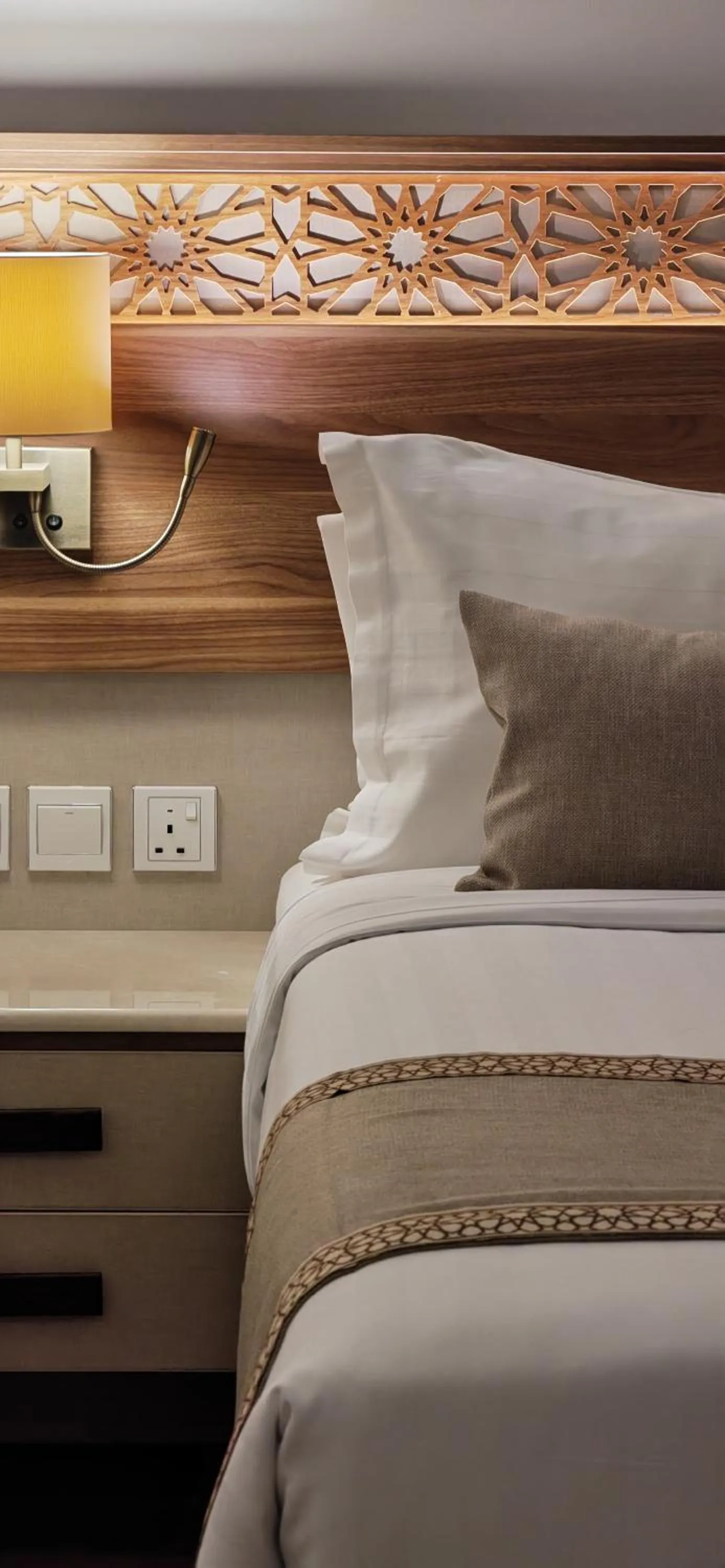 Bed in Le Bosphorus Hotel - Waqf Safi