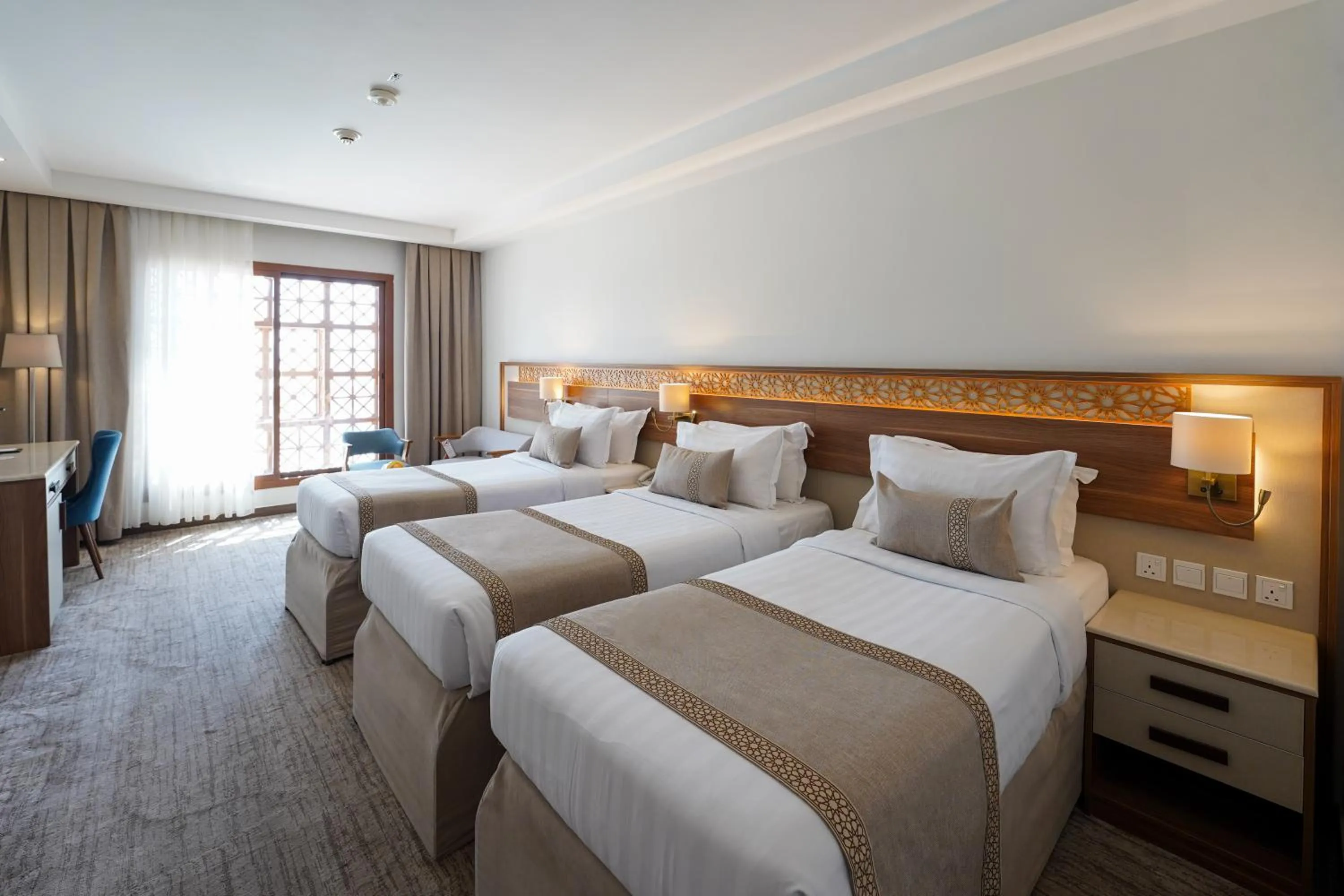 Bed in Le Bosphorus Hotel - Waqf Safi