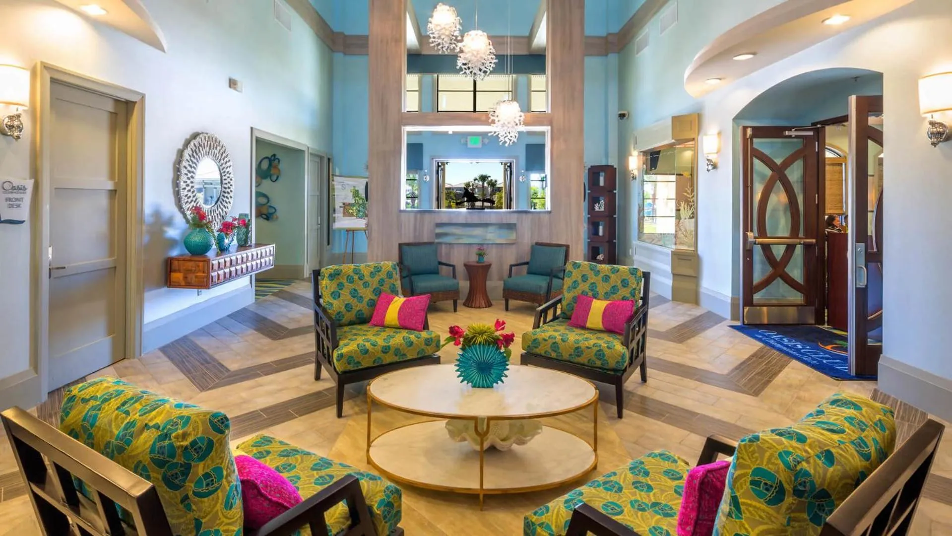 Communal lounge/ TV room in Mickeys Hideaway - 5 bed ChampionsGate pool home