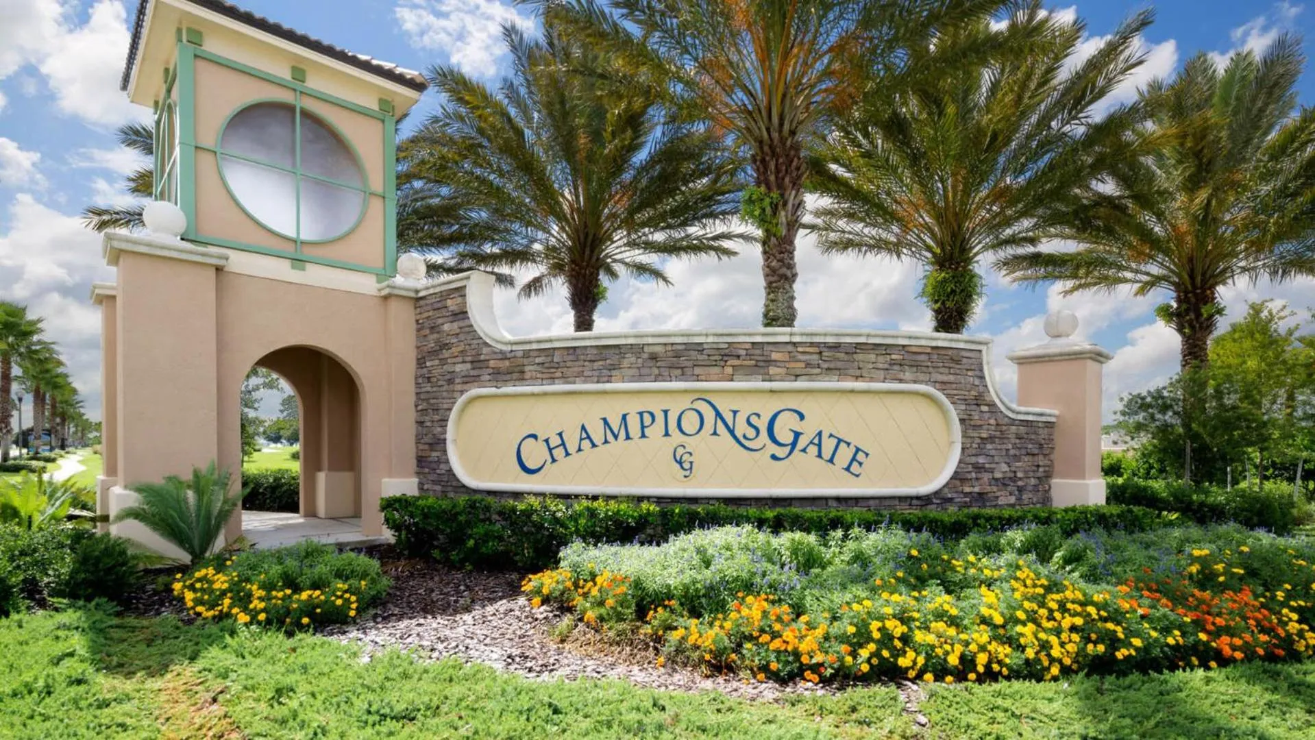 Property logo or sign in Mickeys Hideaway - 5 bed ChampionsGate pool home