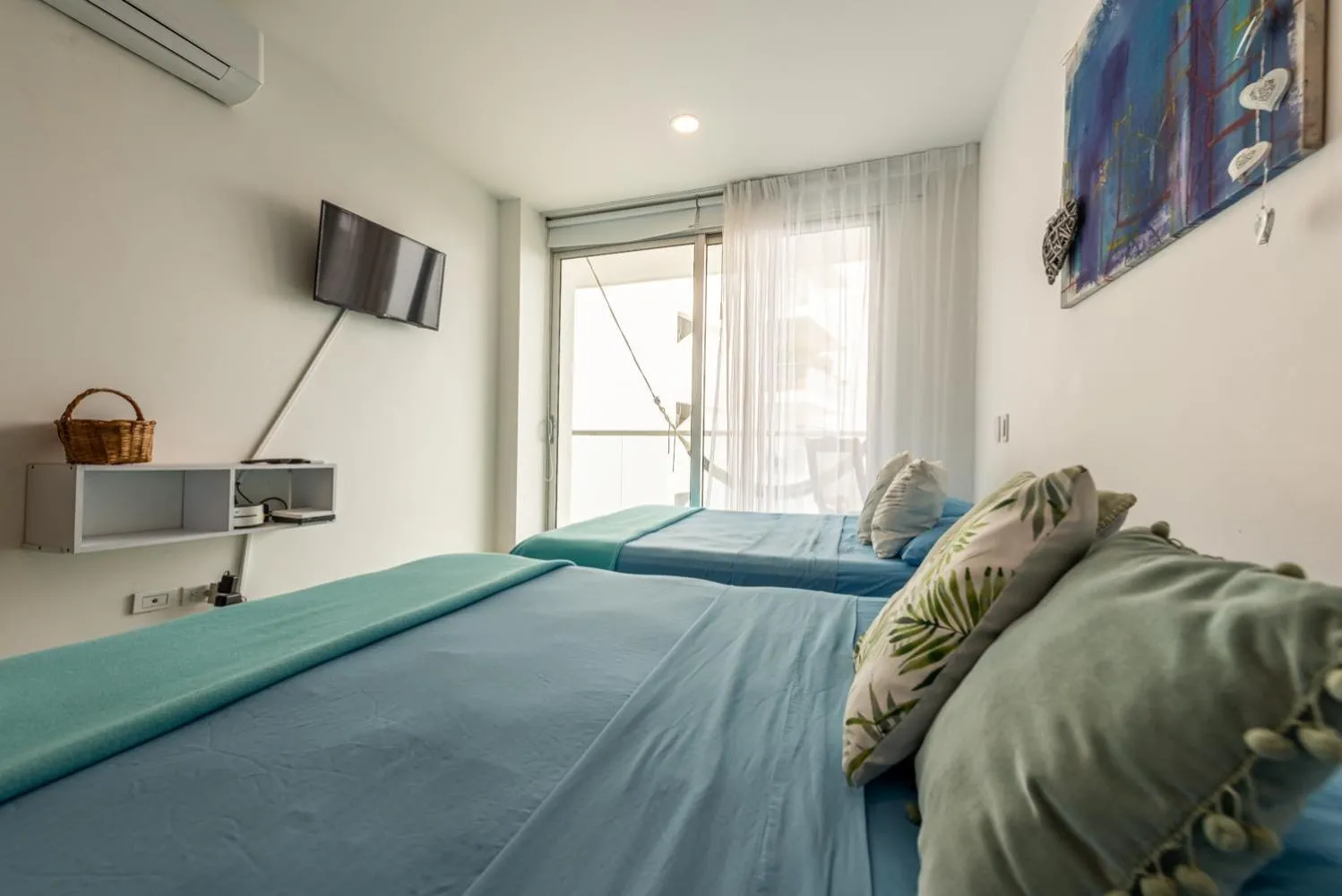 Bed in Edificio Morros Vitri Lujo con Panorama