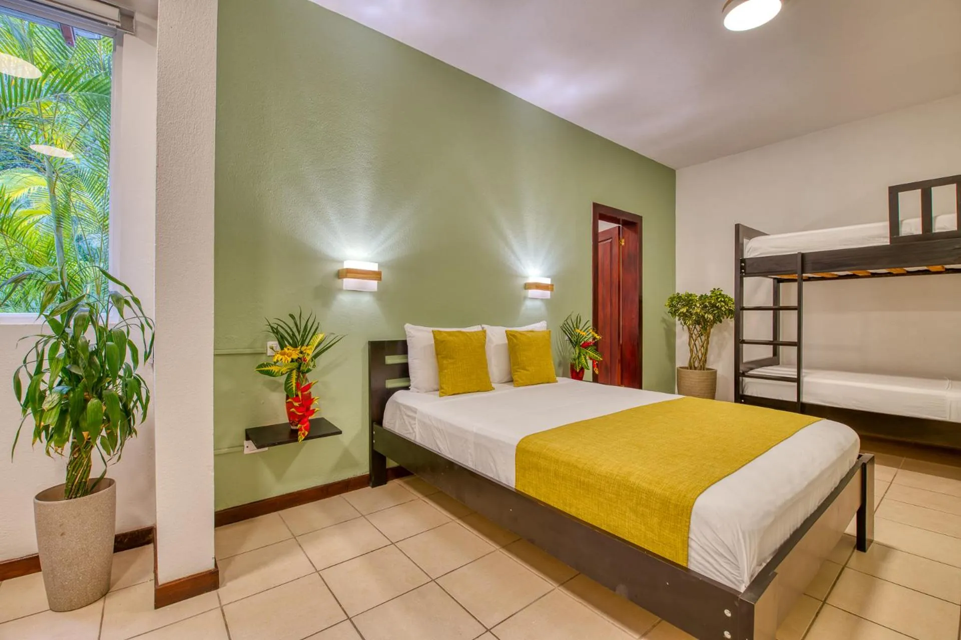 Bed in Terrazas del Caribe Hotel