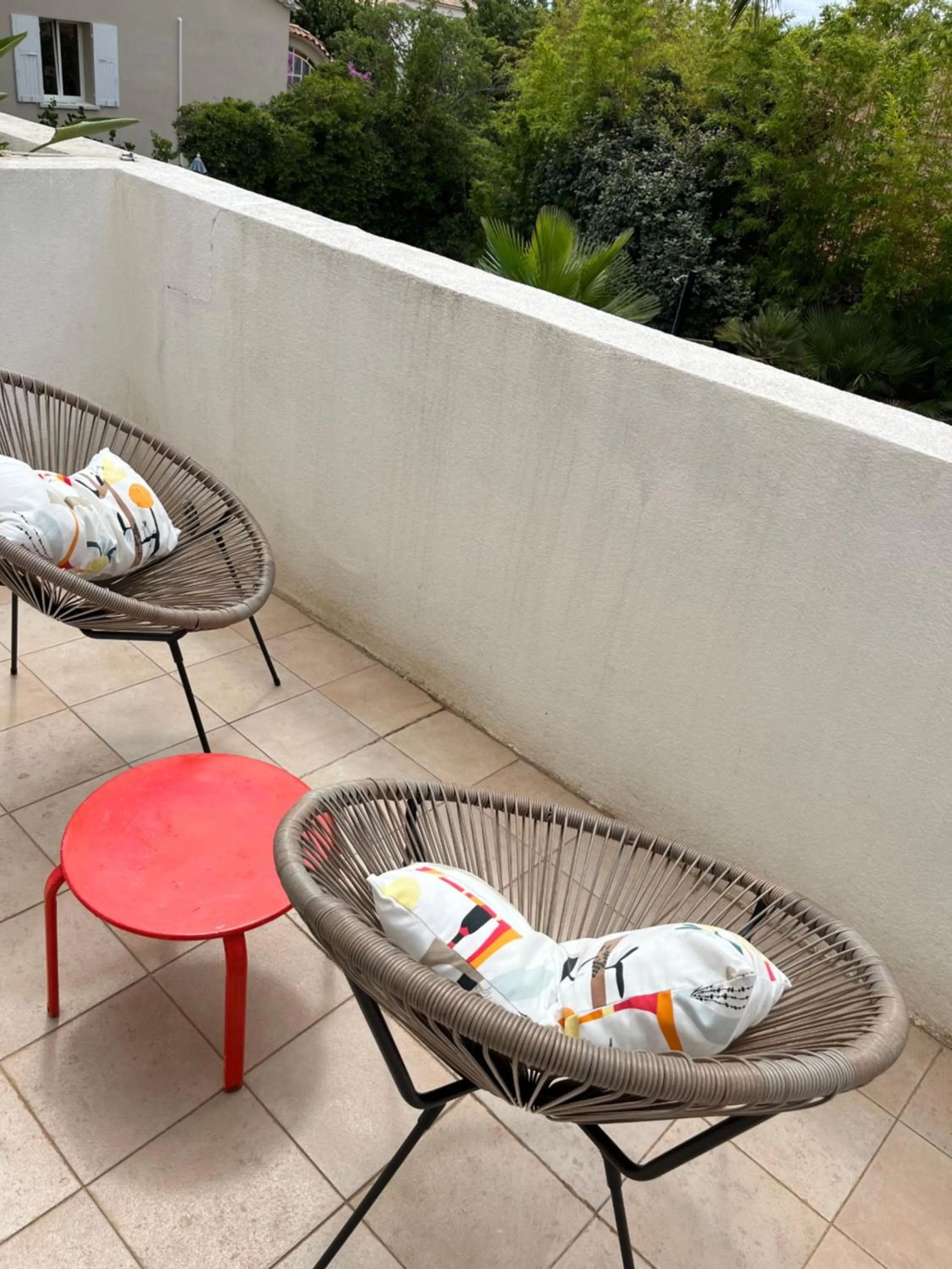 Balcony/Terrace in hôtel Le Synaya