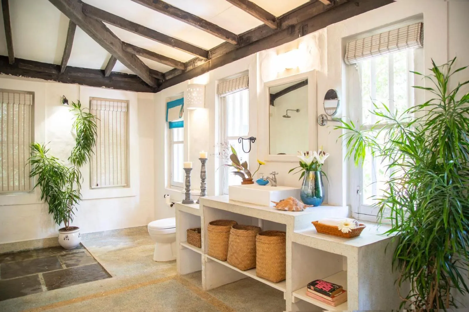 Bathroom in Wildflower Villas - All Villa Hotel, Family Run