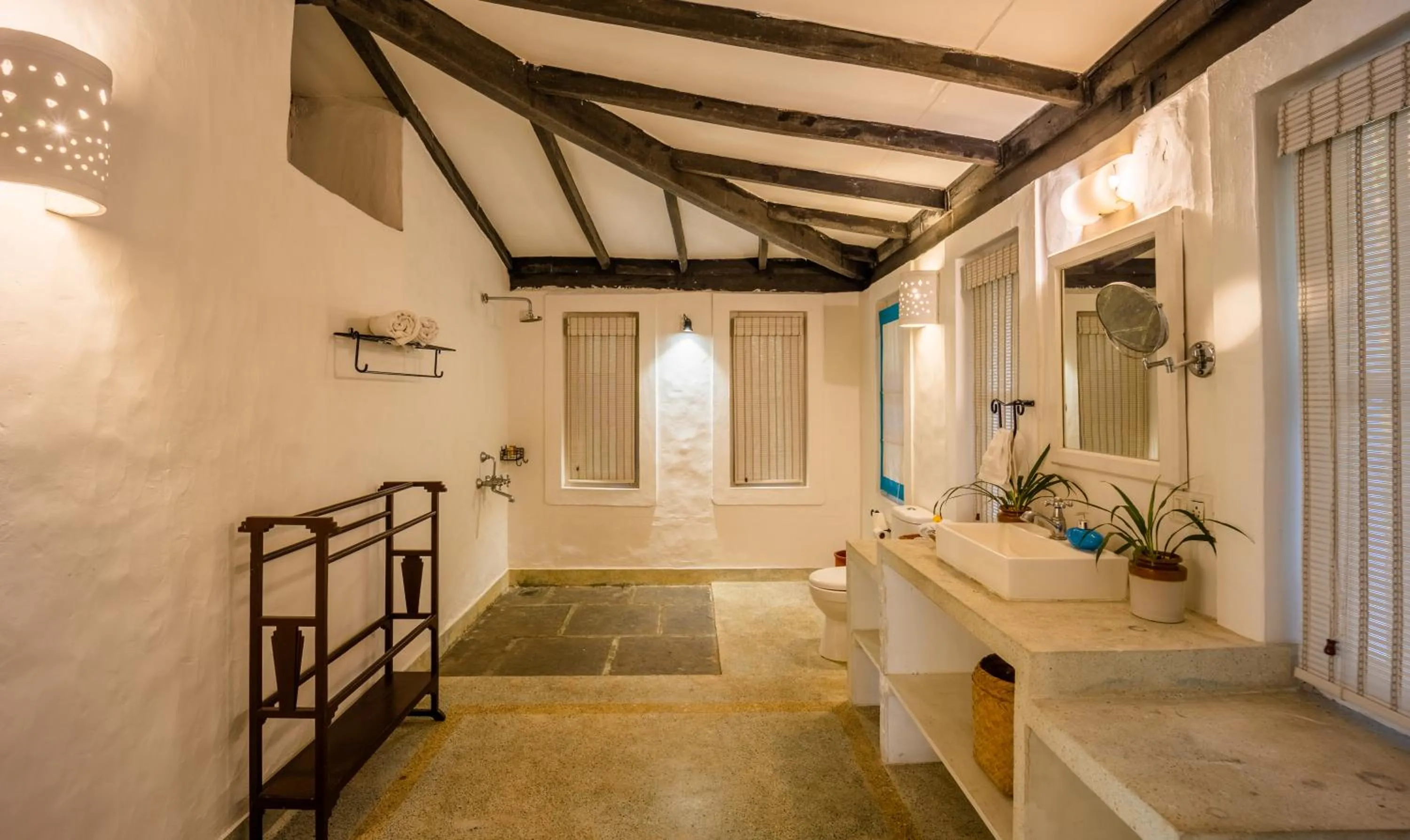 Bathroom in Wildflower Villas - All Villa Hotel, Family Run