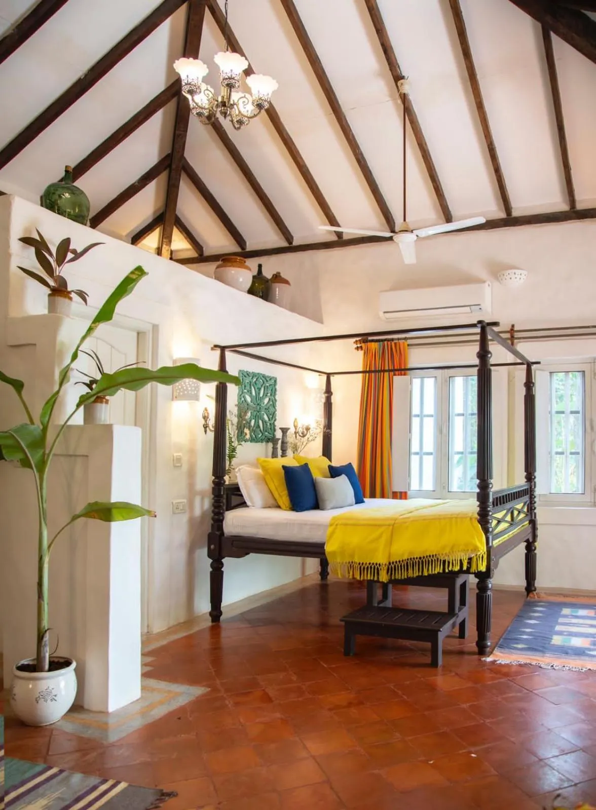 Bedroom, Bed in Wildflower Villas - All Villa Hotel, Family Run