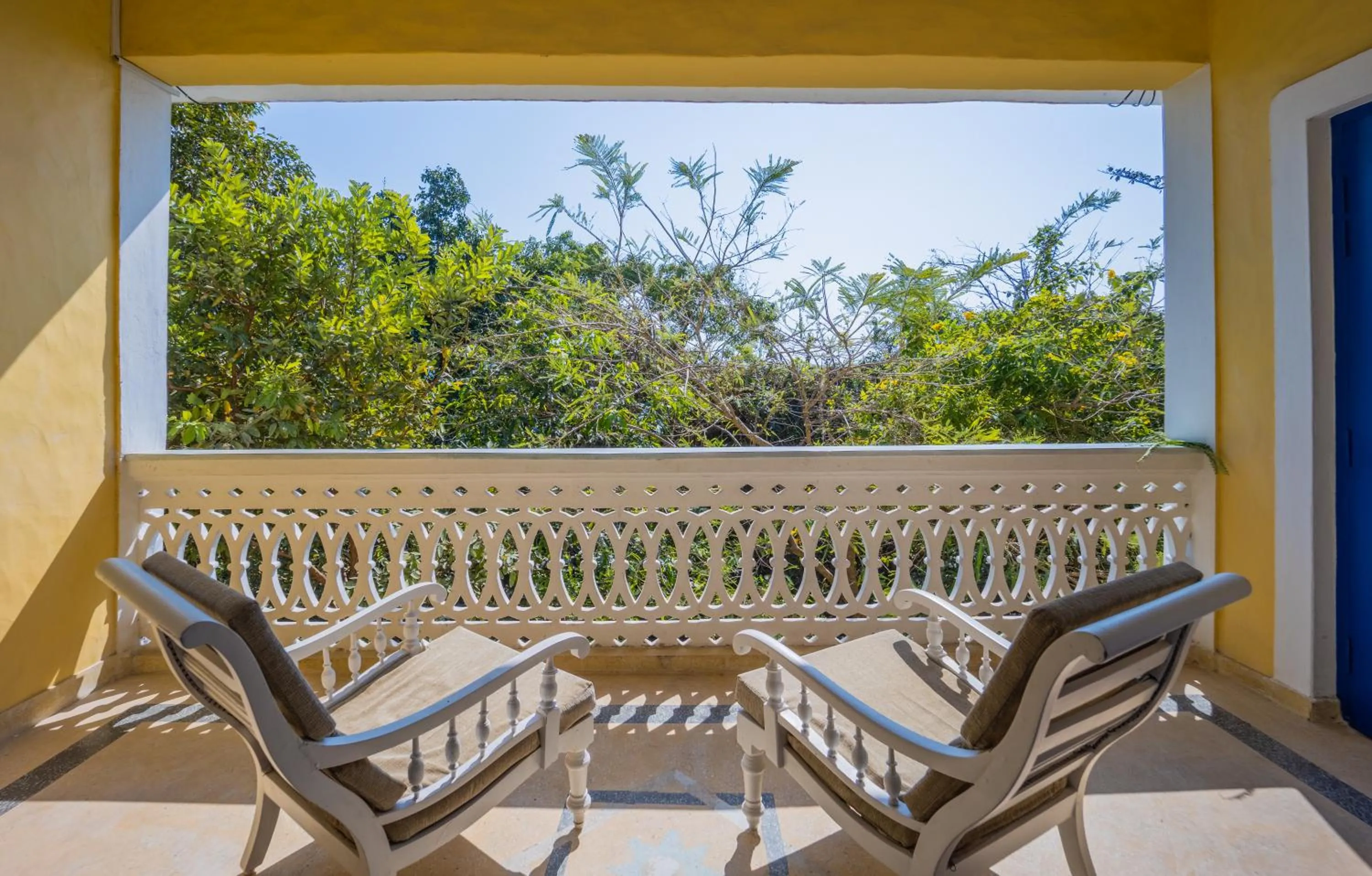 Patio in Wildflower Villas - All Villa Hotel, Family Run