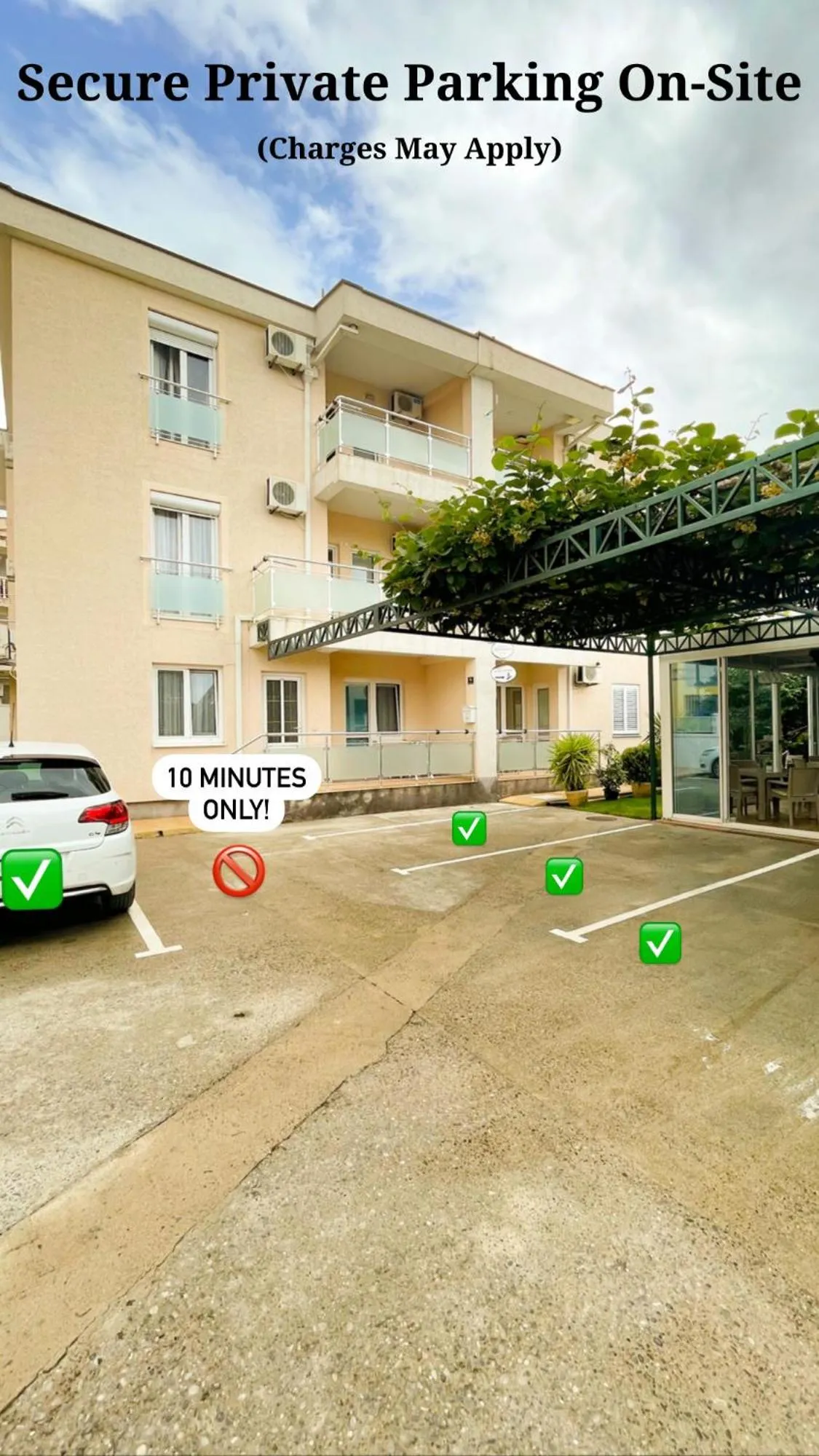 Parking in Villa Kovacevic
